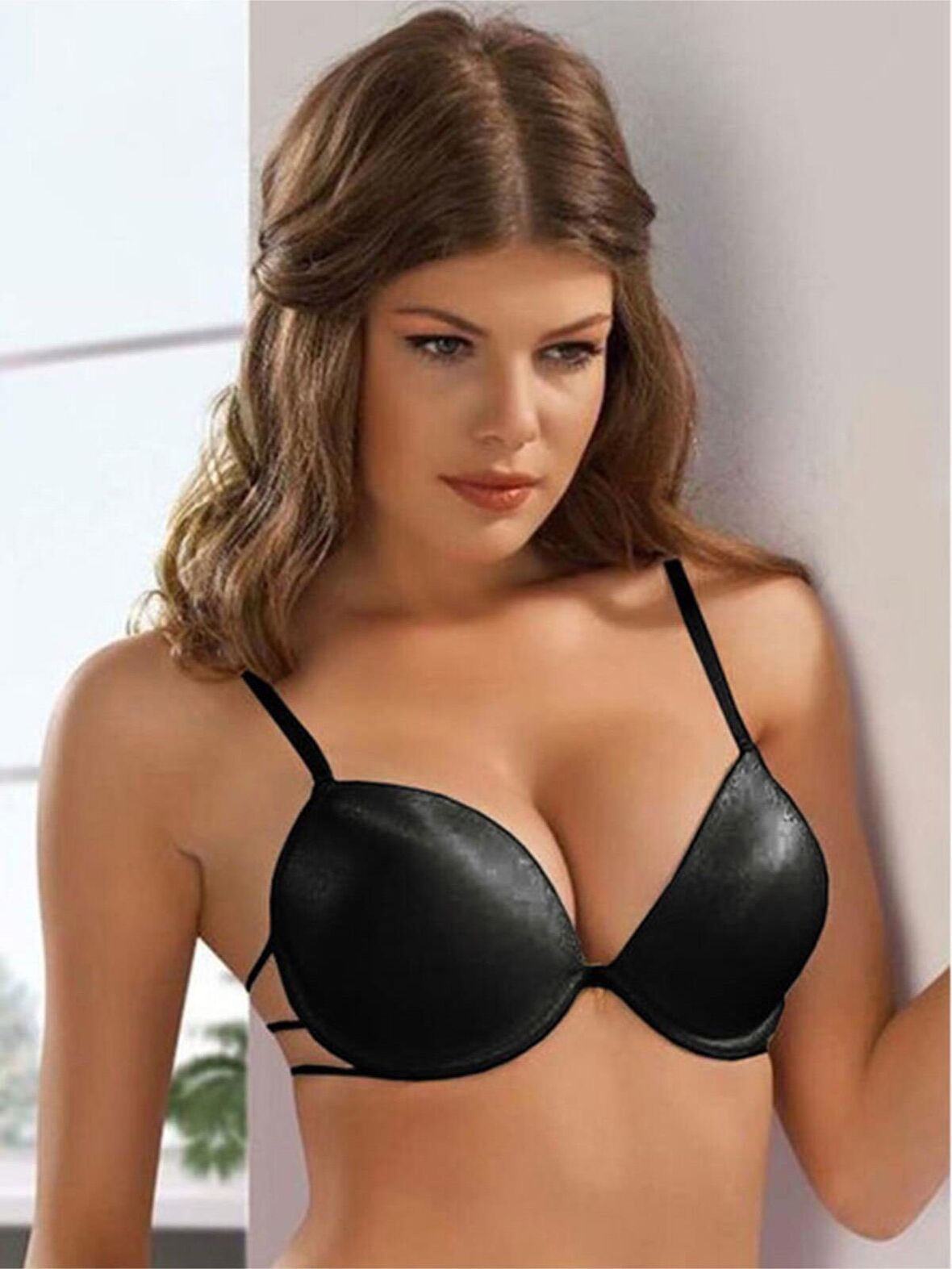 Le Jardin 7006-B Desteksiz-Balenli Biyeli Taşlı Sütyen