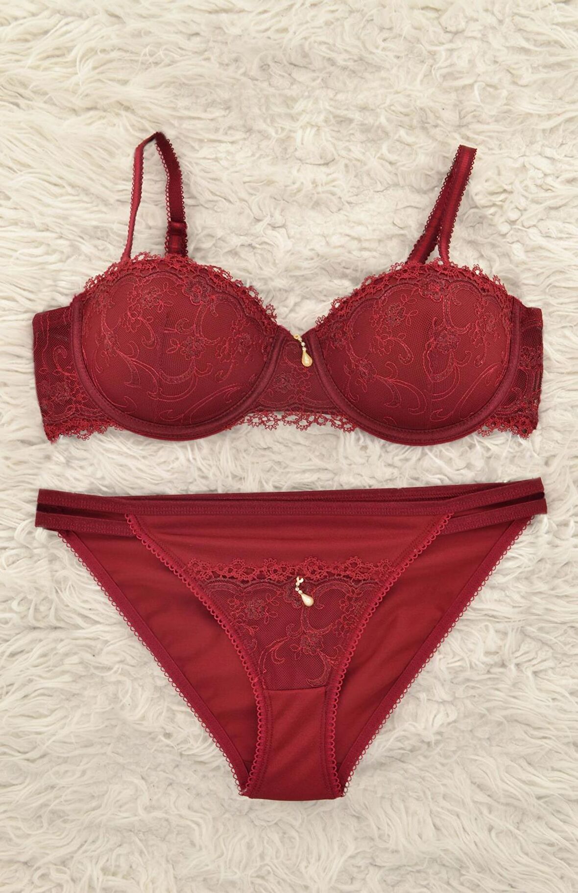 Le Jardin 5050-B Destekli-Balenli Voleta Jakarlı Straples Sütyen Takımı