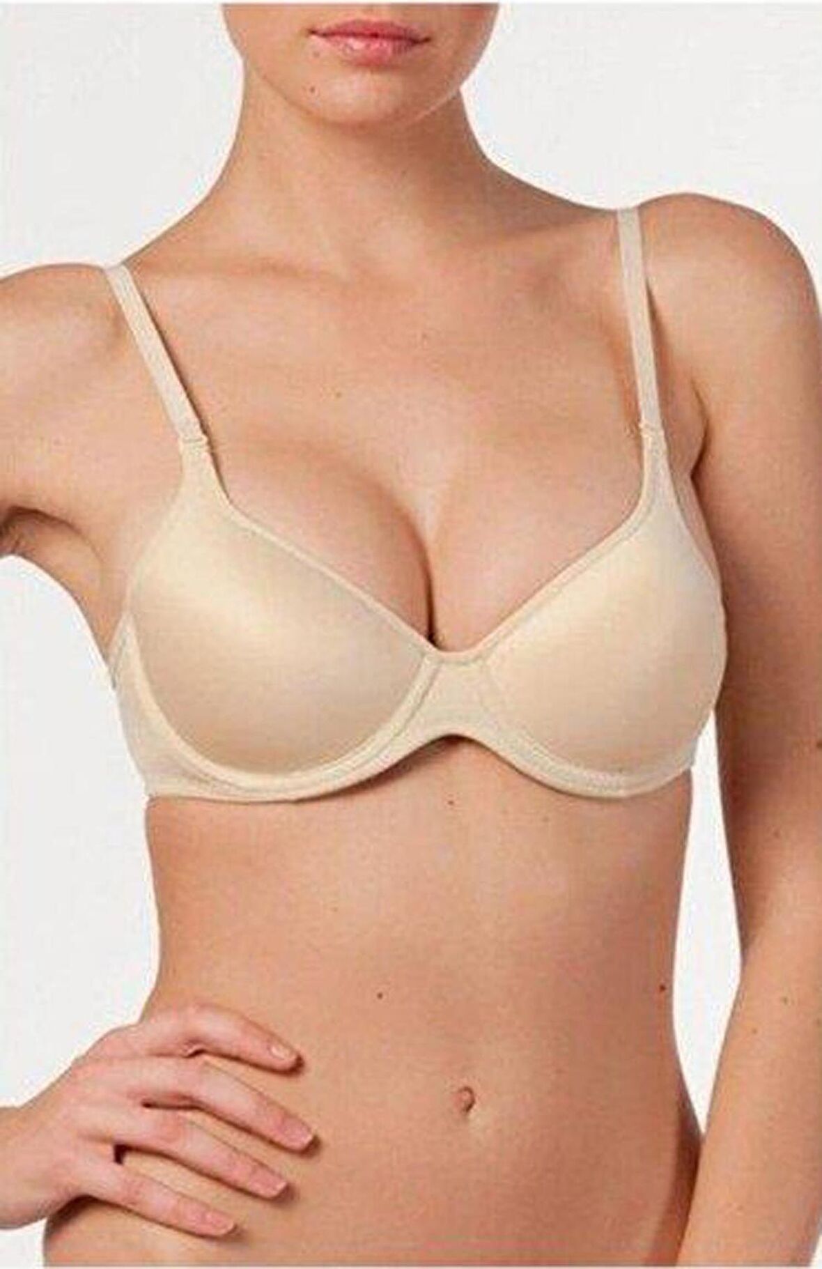 Le Jardin 9600-B Desteksiz-Balenli Pufidik Kaplı Micro Sütyen