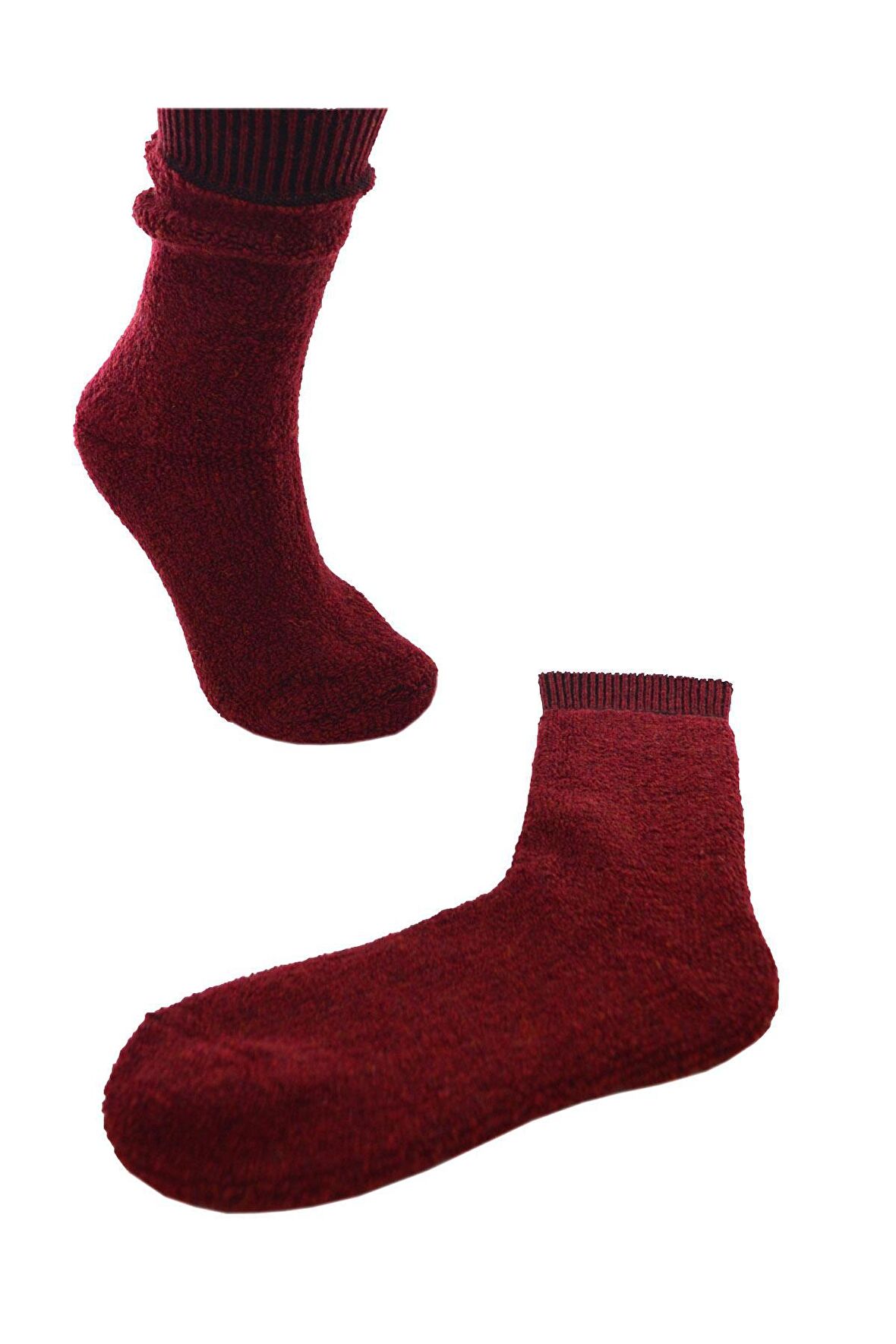 Kadın Yün Çorap Ters Havlu Ultra Yumuşak 36-41 Vns