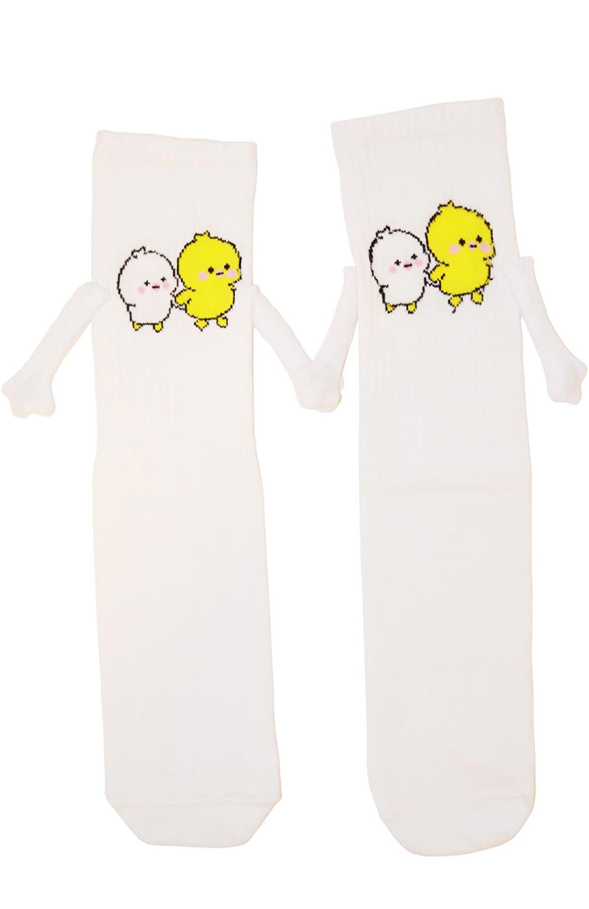 Dode Flora Mıknatıslı El Ele Tutuşan Unisex Çorap 35-44