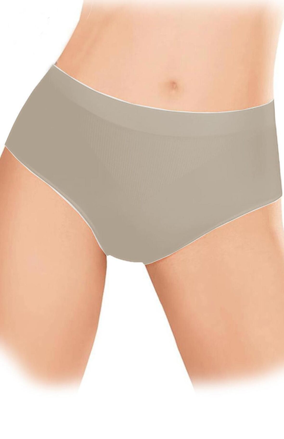 Elite Life A-04-822 Kadın Dikişsiz İz Yapmaz Cep Ağlı Slip Külot