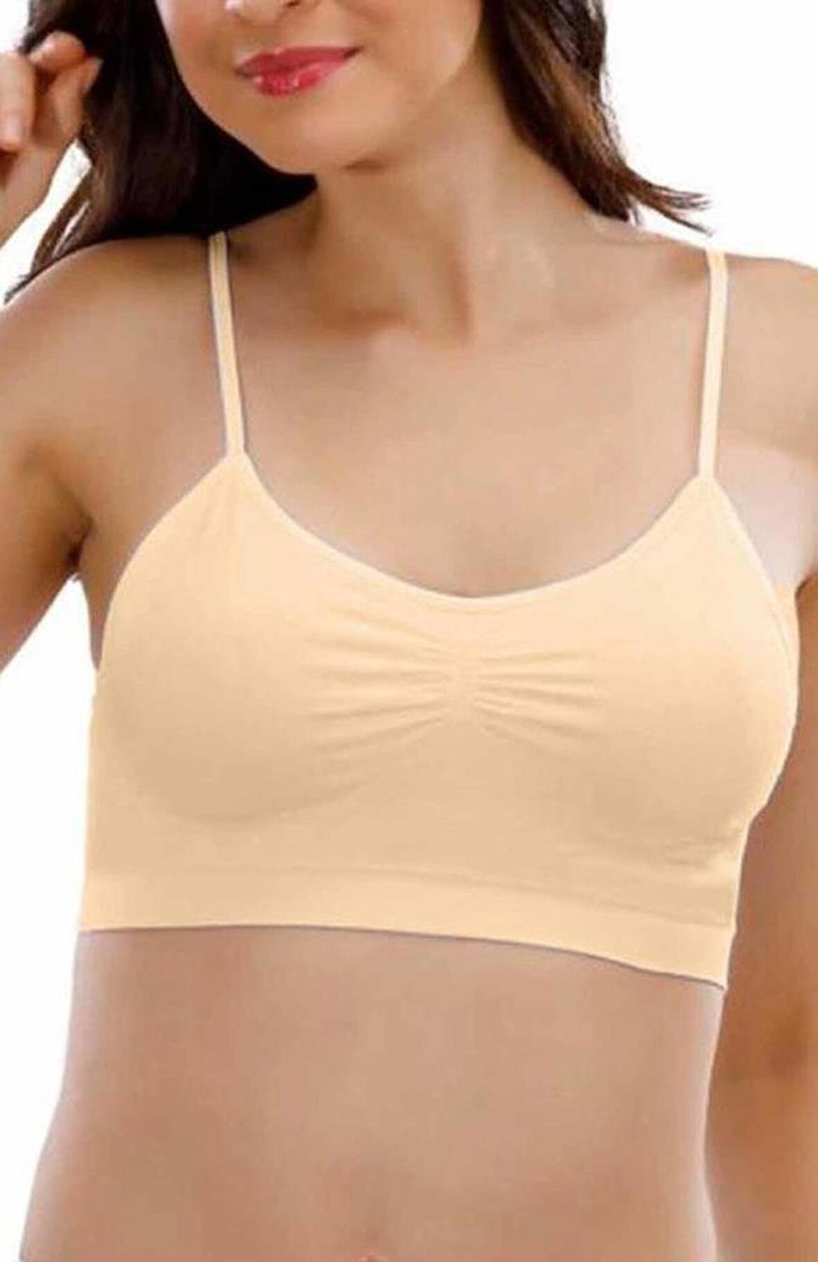 Layza Form 15000 Kadın İz Yapmaz İnce Askılı Pedli Sütyen Büstiyer