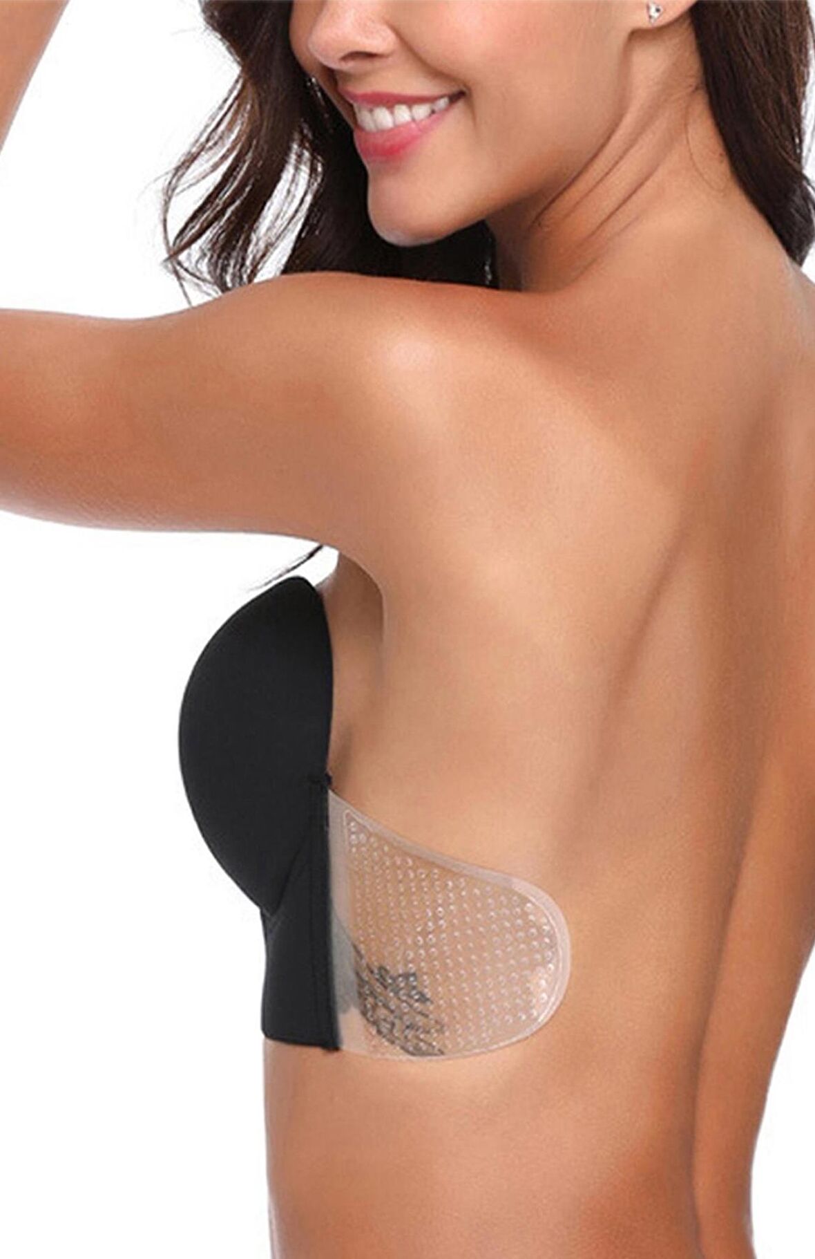 Dode Flora F.K. Lingerie Kadın Push Up Görünmez Kendinden Yapışkanlı Hayalet Büstiyer Sütyen 