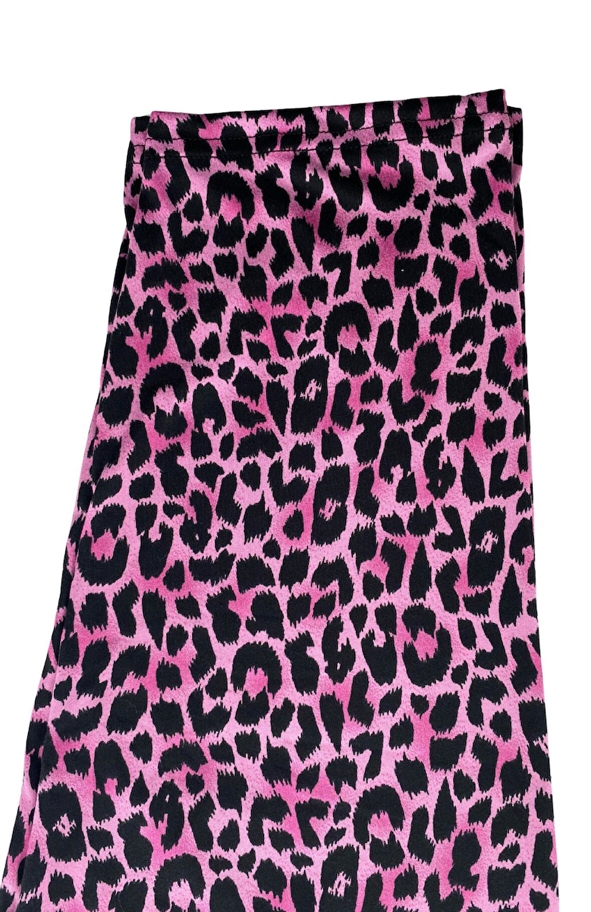 Kadın Siyah Leopar Desenli Pijama Altı Milan -3010