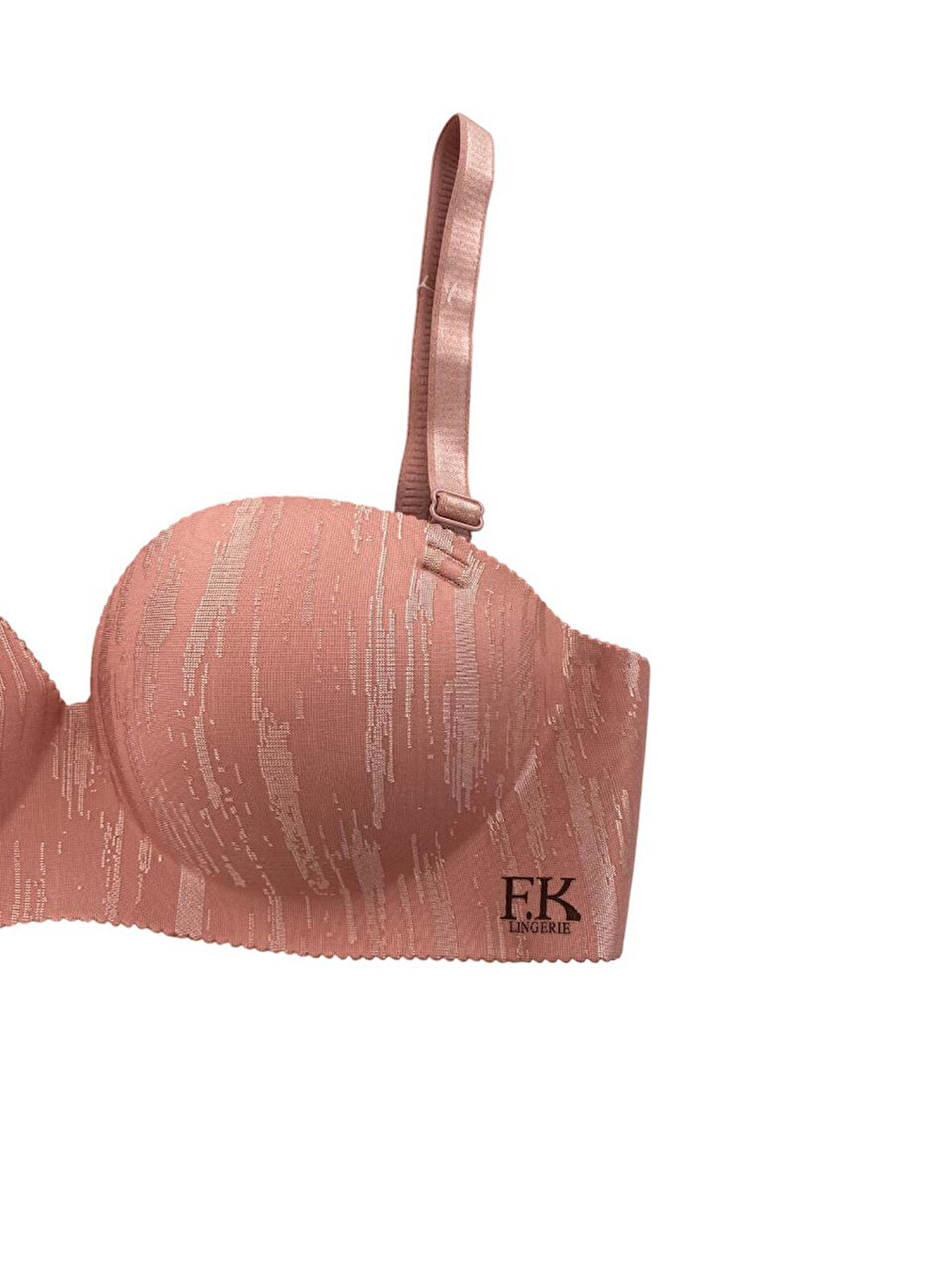 F.K Lazer Kesim Dolgulu Balensiz Straplez Sütyen - 697