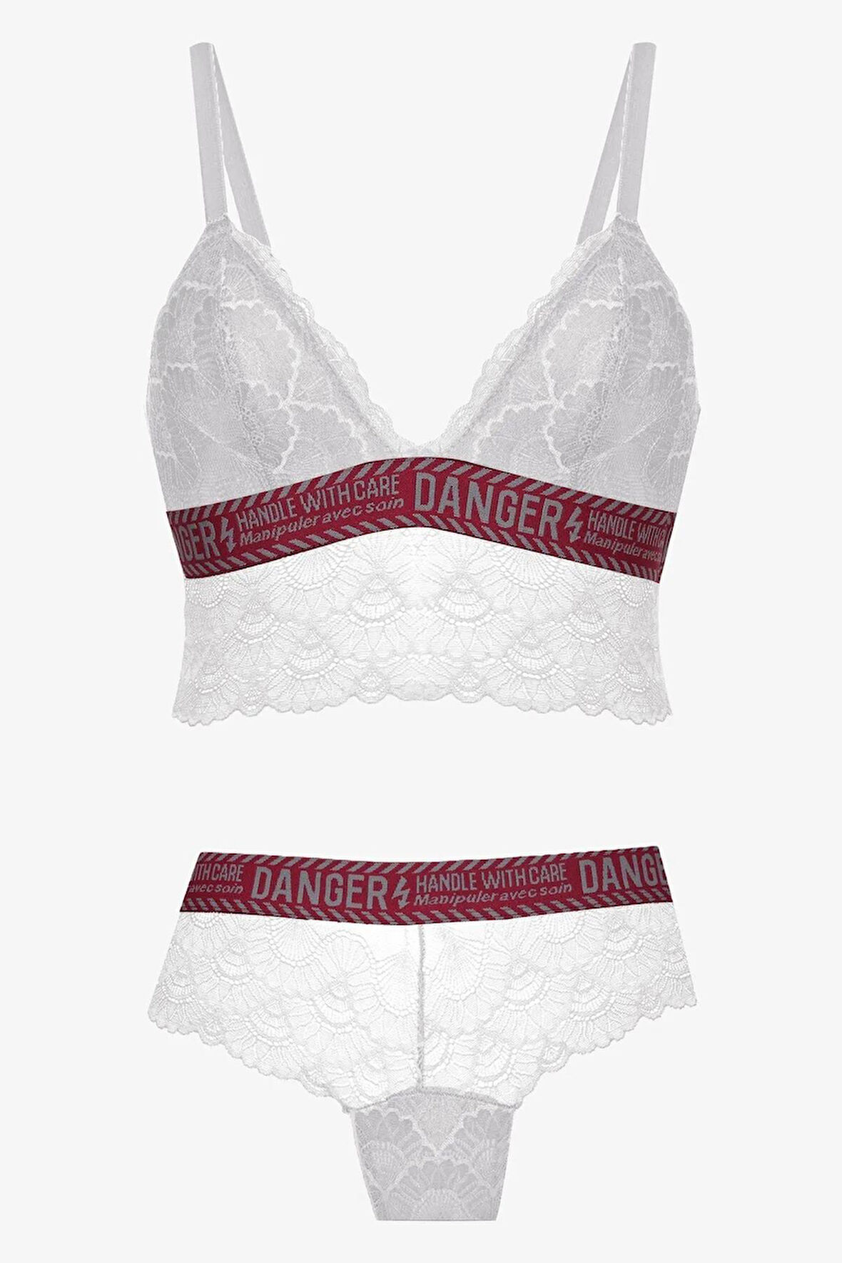 Koza Danger Yazılı Süngerli Bralet Takım - 80227