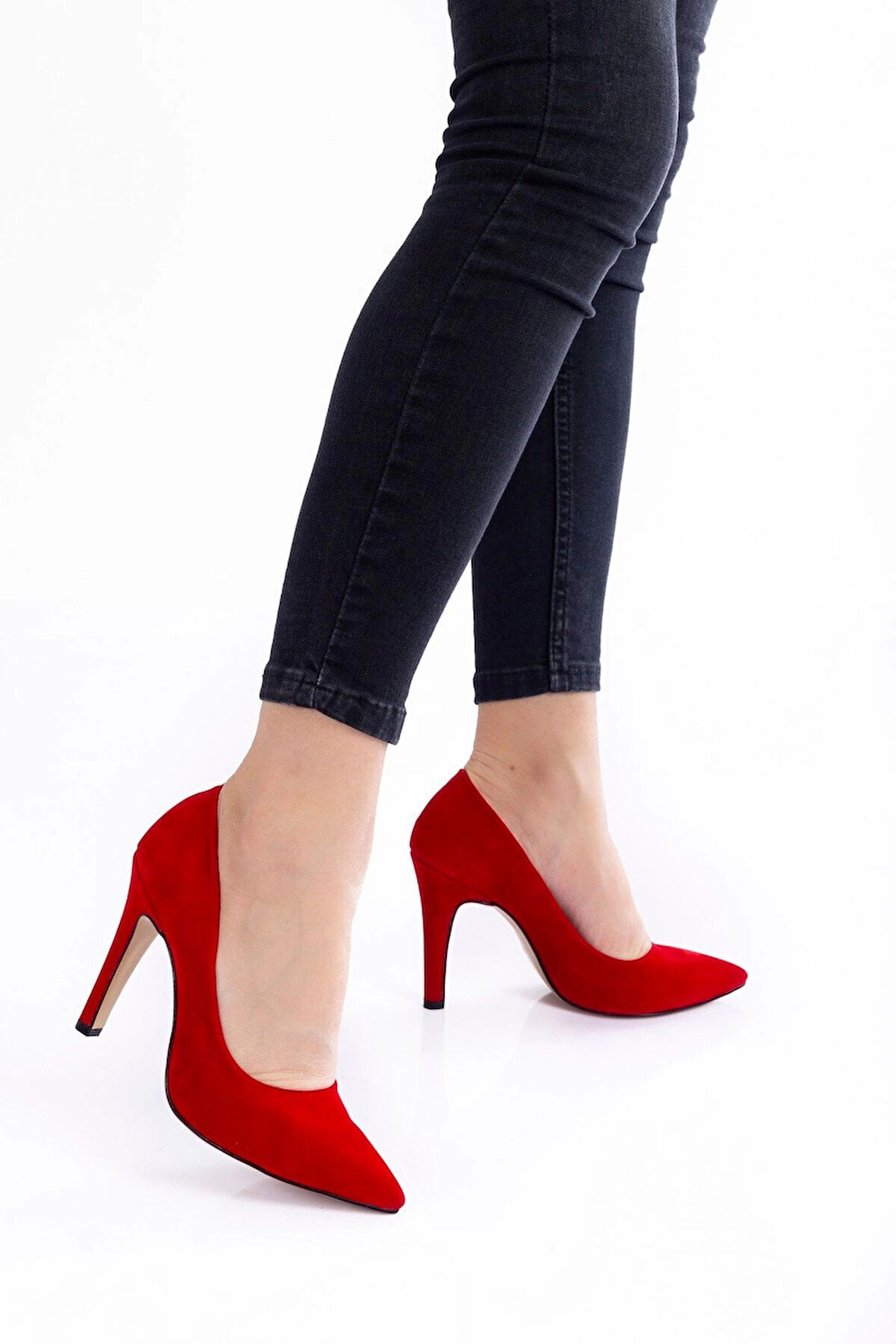 Kadın Moda Şık Cilt Aynalı Stiletto Topuklu Klasik Ayakkabı Düğün Nişan Gece Abiye Ayakkabısı