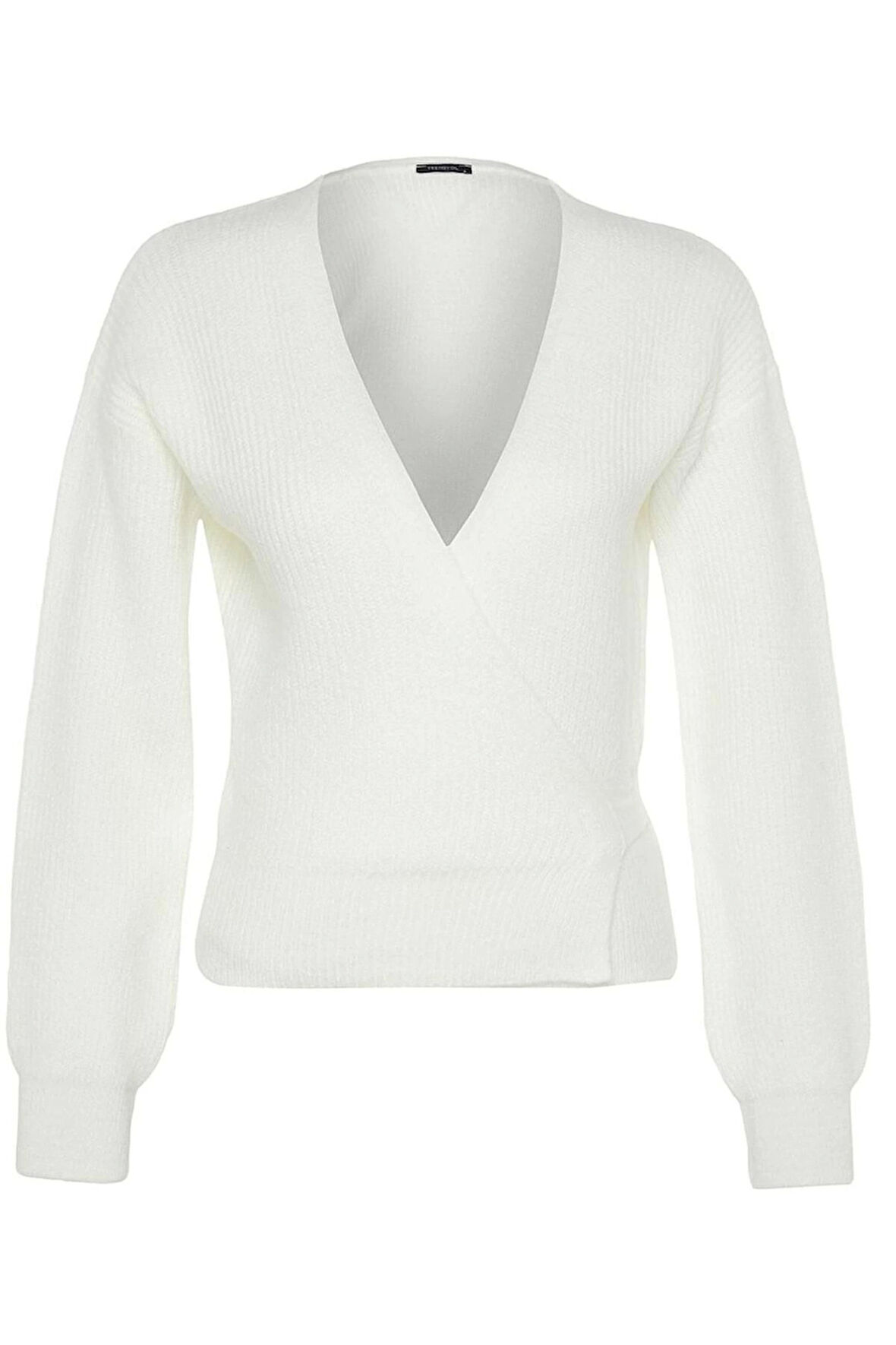 Kadın Moda Şık Regular V Yaka Regular Yumuşak Dokulu V Yaka Triko Hırka