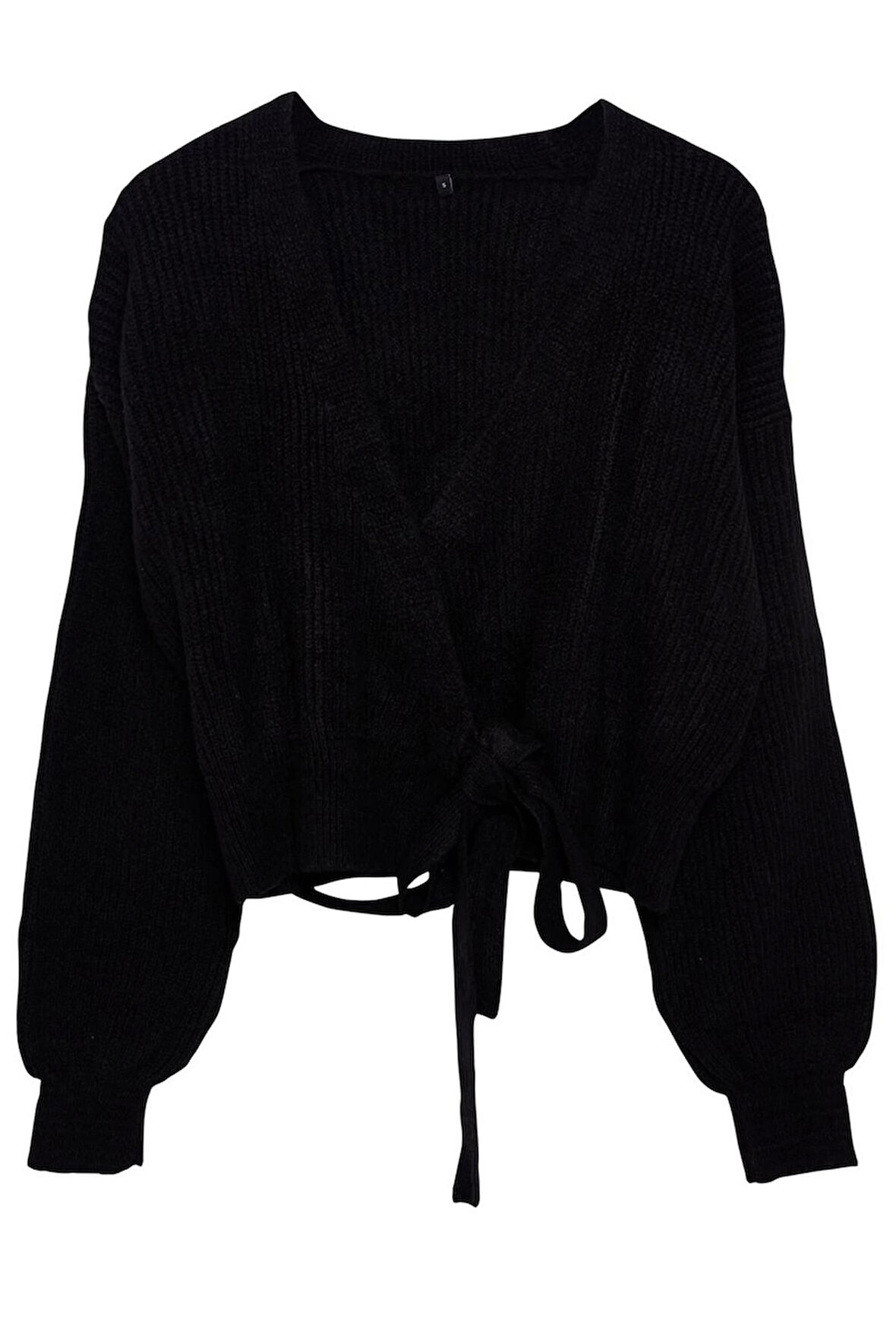 Kadın Moda Şık Regular V Yaka Regular Yumuşak Dokulu V Yaka Triko Hırka