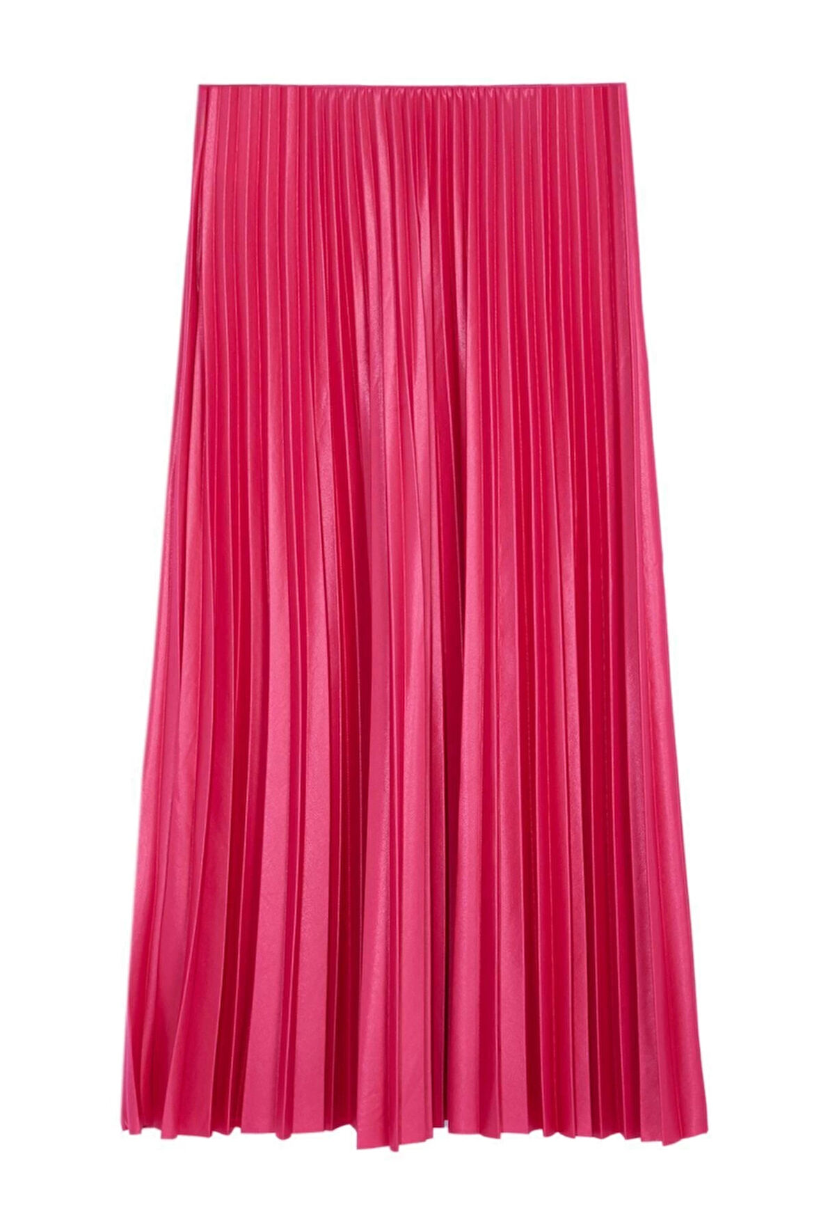 Kadın Moda Stil Maxi Astarsız Örme Piliseli Leopar Baskılı Esnek Örme Etek