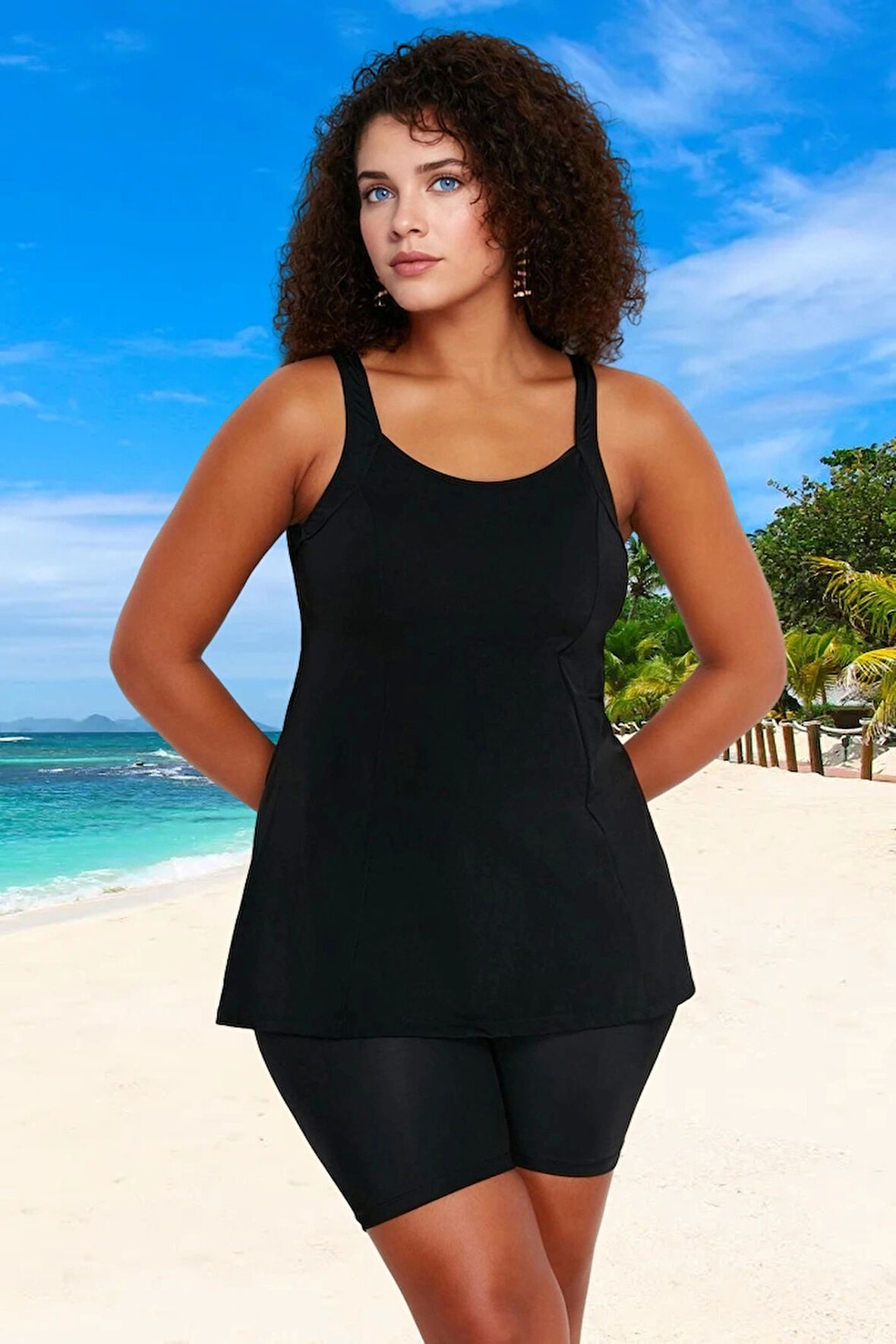 Konforlu Modern Büyük Beden Mayo Özgüvenli Stil Her Bedende Şıklık Plaj Kıyafeti