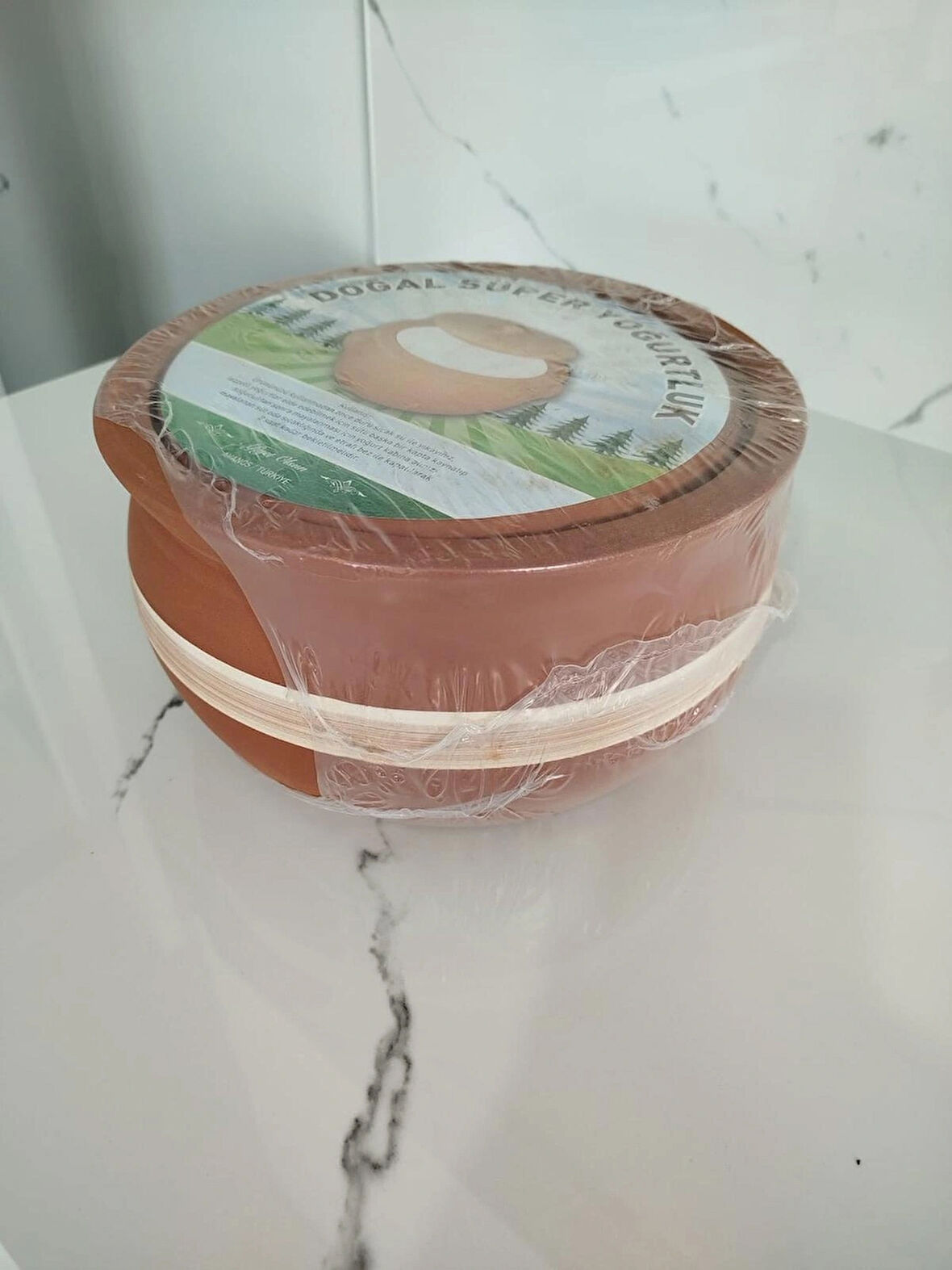 El Yapımı Doğal Sırsız Yoğurt Güveci( KAPAKLI) 3,5-4 LT