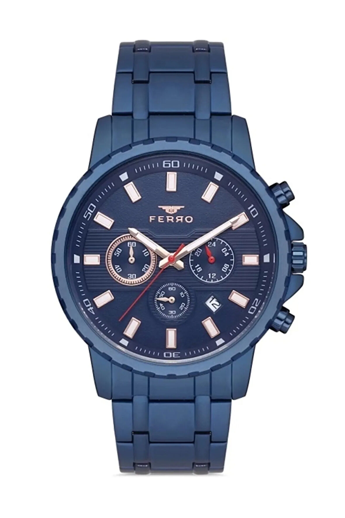 Lacivert Çelik Kordon Erkek Kol Saati FM11167A-H