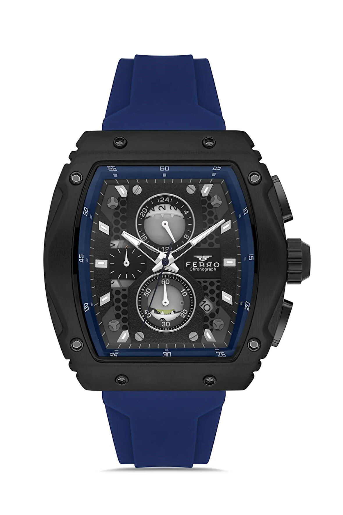 Lacivert Silikon Kordon Erkek Kol Saati FM11351D-ZA2