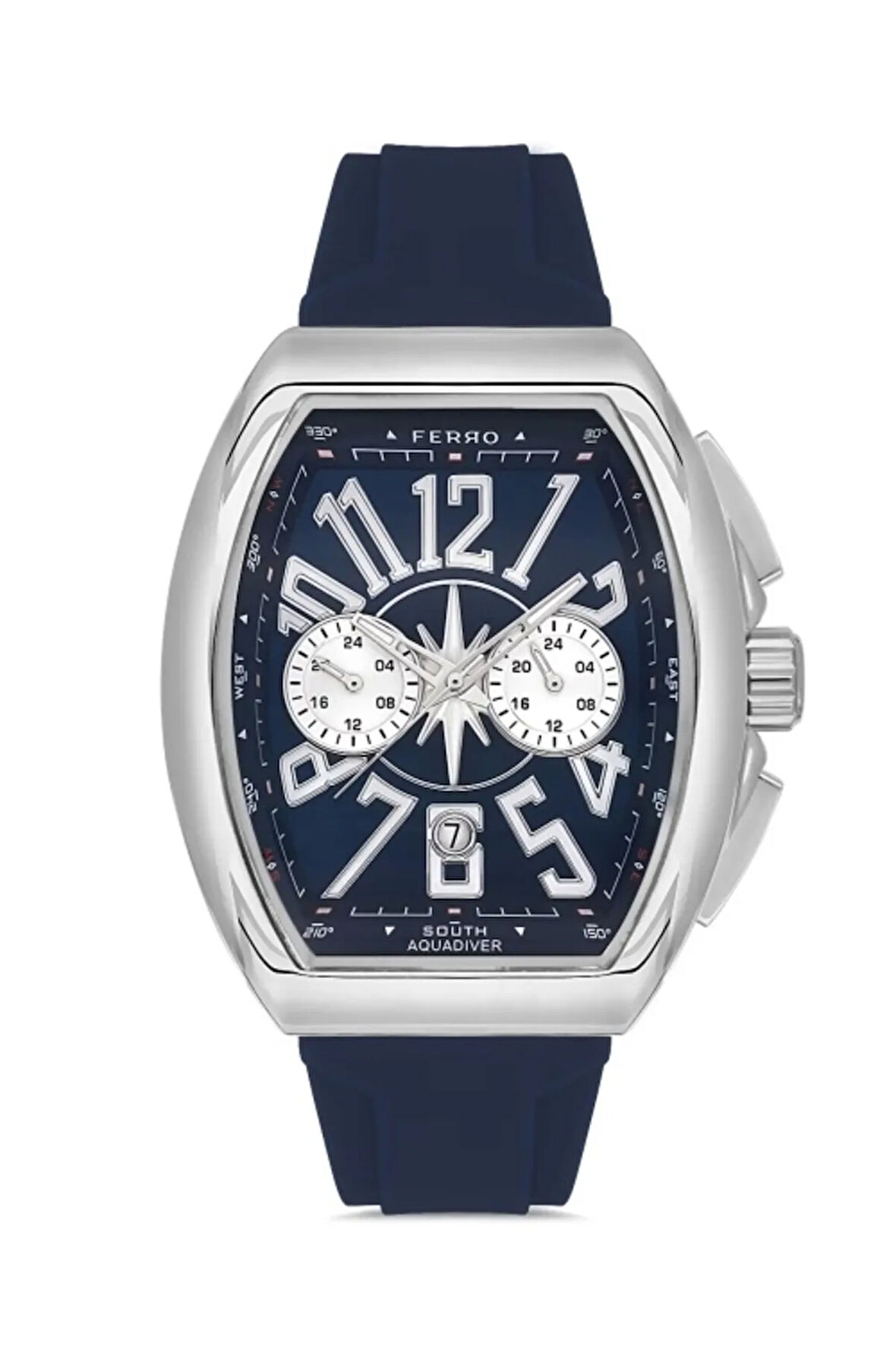 Yeşil Silikon Kordon Erkek Kol Saati FM11444D-ZQ