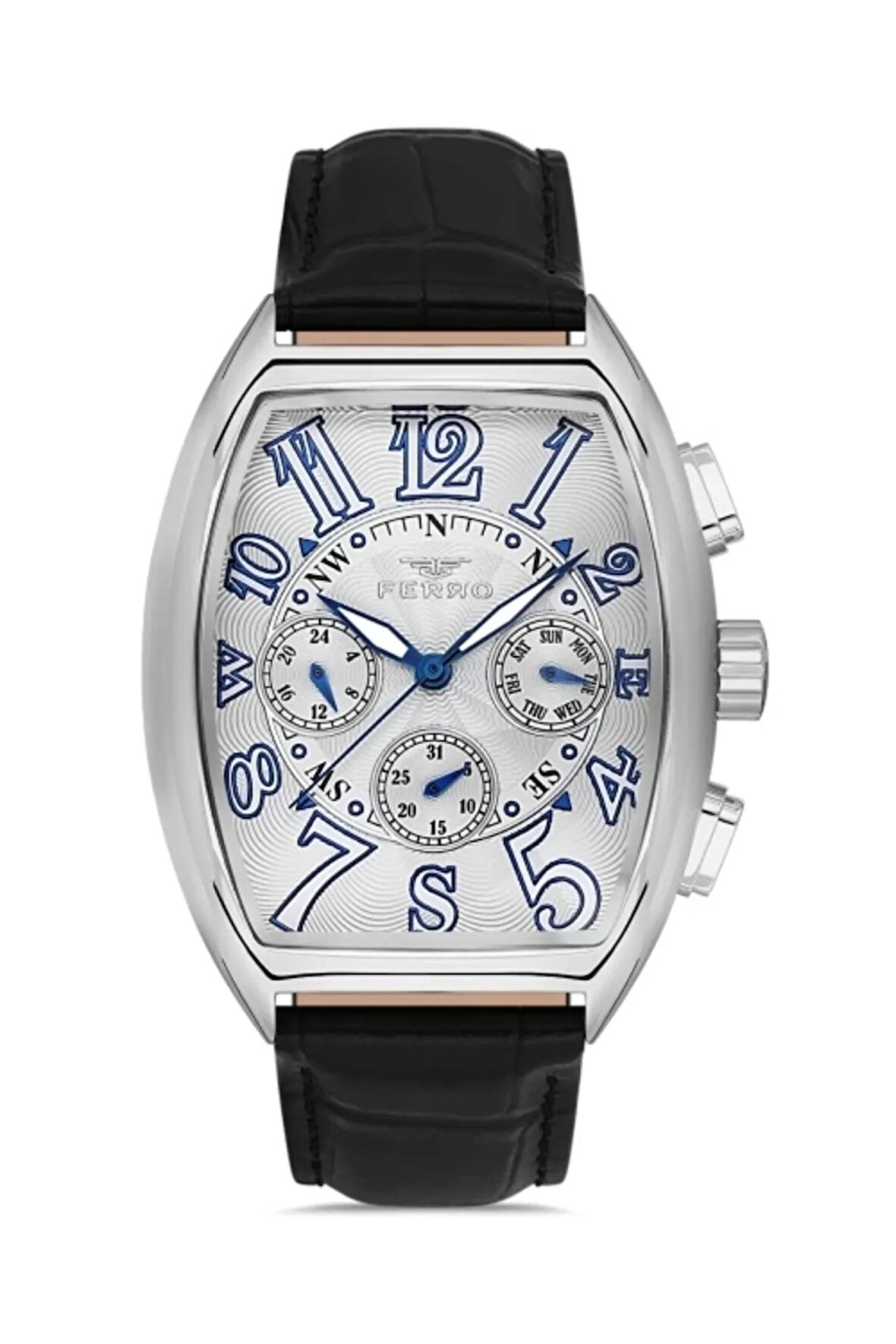 Siyah Deri Kordon Erkek Kol Saati FM11447B-J2