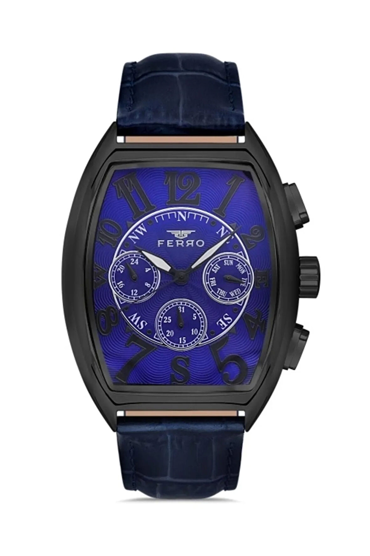 Siyah Deri Kordon Erkek Kol Saati FM11447B-J2