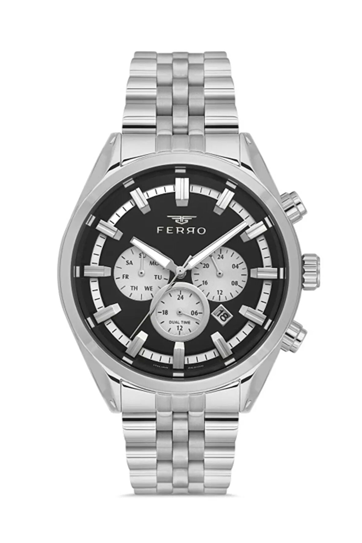 Gri Çelik Kordon ERKEK Kol Saati FM11507A-V3