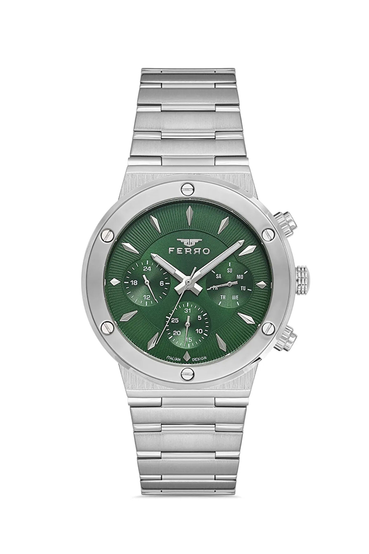 Gümüş Çelik Kordon Erkek Kol Saati FM11521AWT-A6