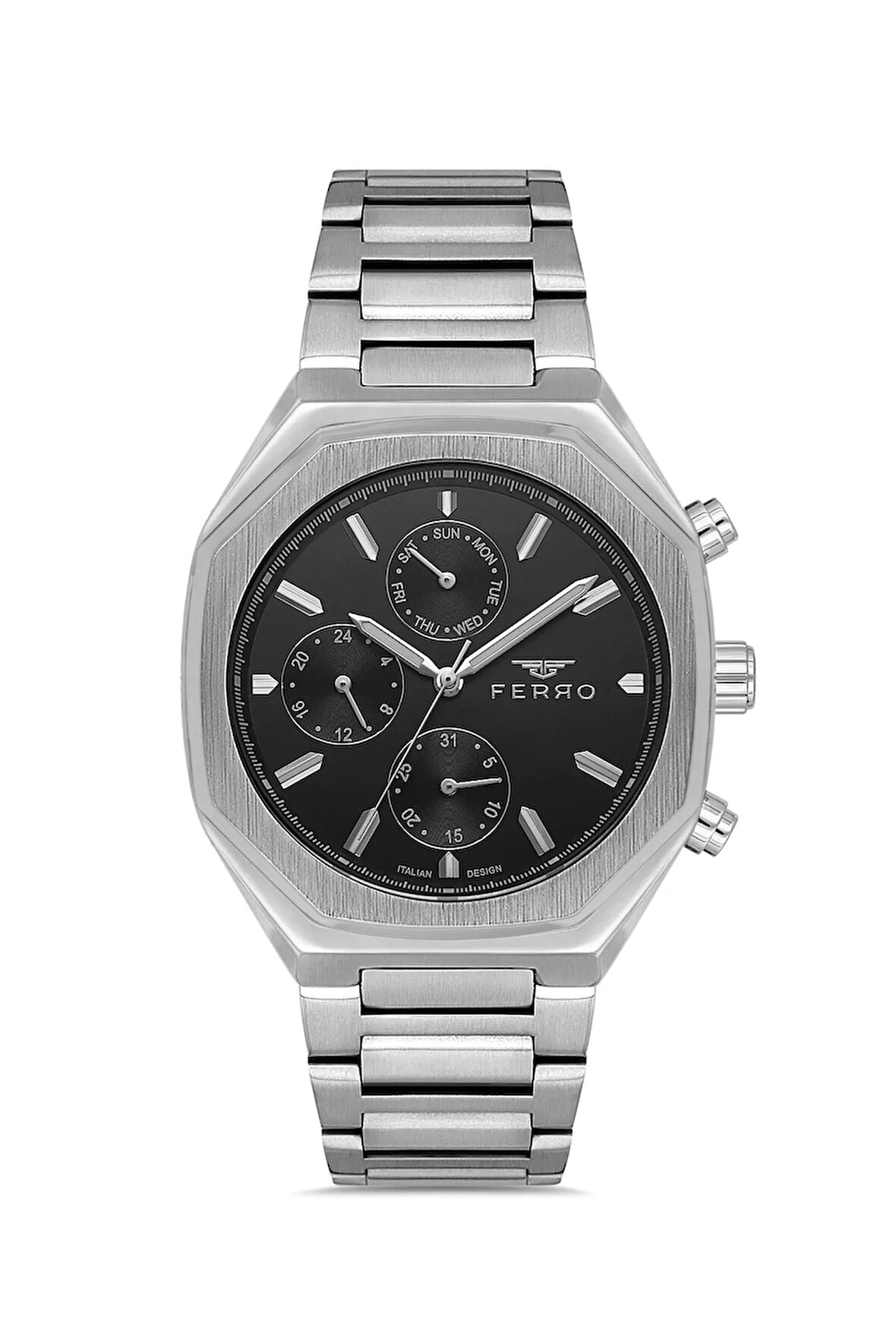 Gümüş Çelik Kordon Erkek Kol Saati FM11522AWT-A2