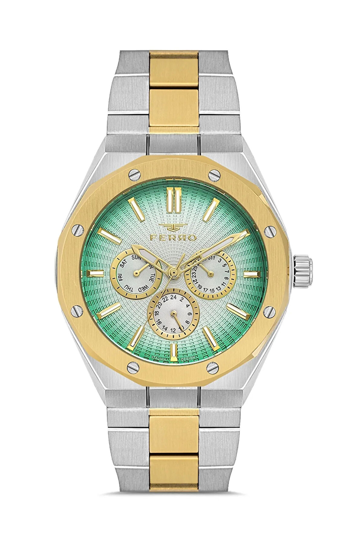 Siyah Çelik Kordon Erkek Kol Saati FM11537AWT-G