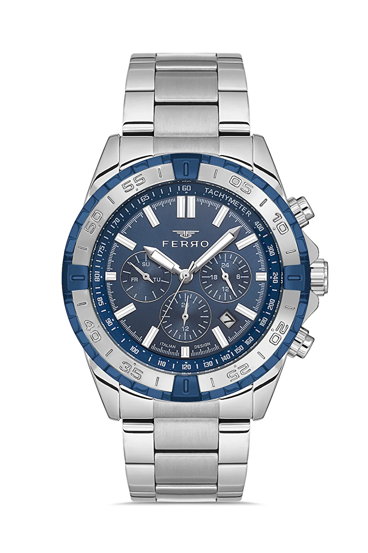 Gümüş Çelik Kordon Erkek Kol Saati FM11541AWT-L3