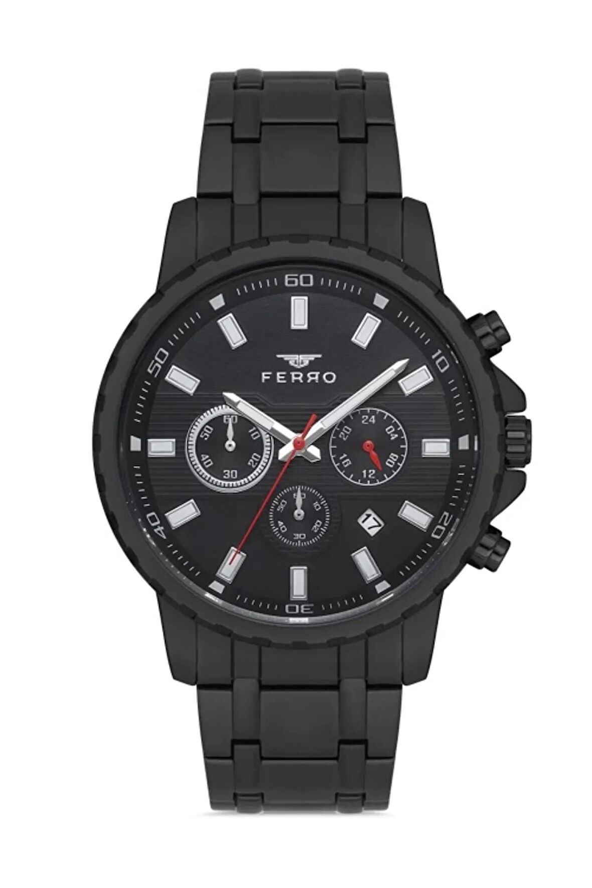 Siyah Çelik Kordon Erkek Kol Saati FM31167A-G