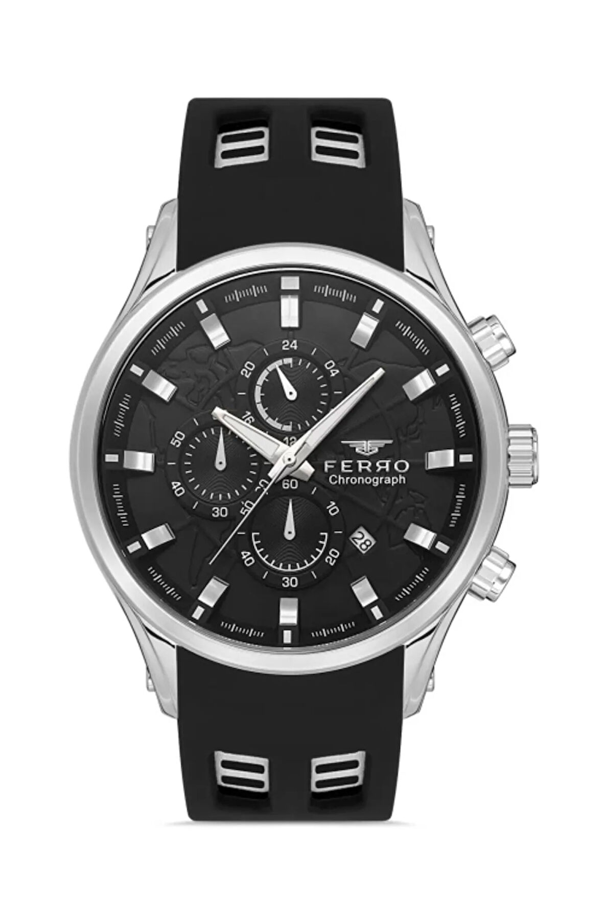 Lacivert Silikon Kordon Erkek Kol Saati FM31354D-L