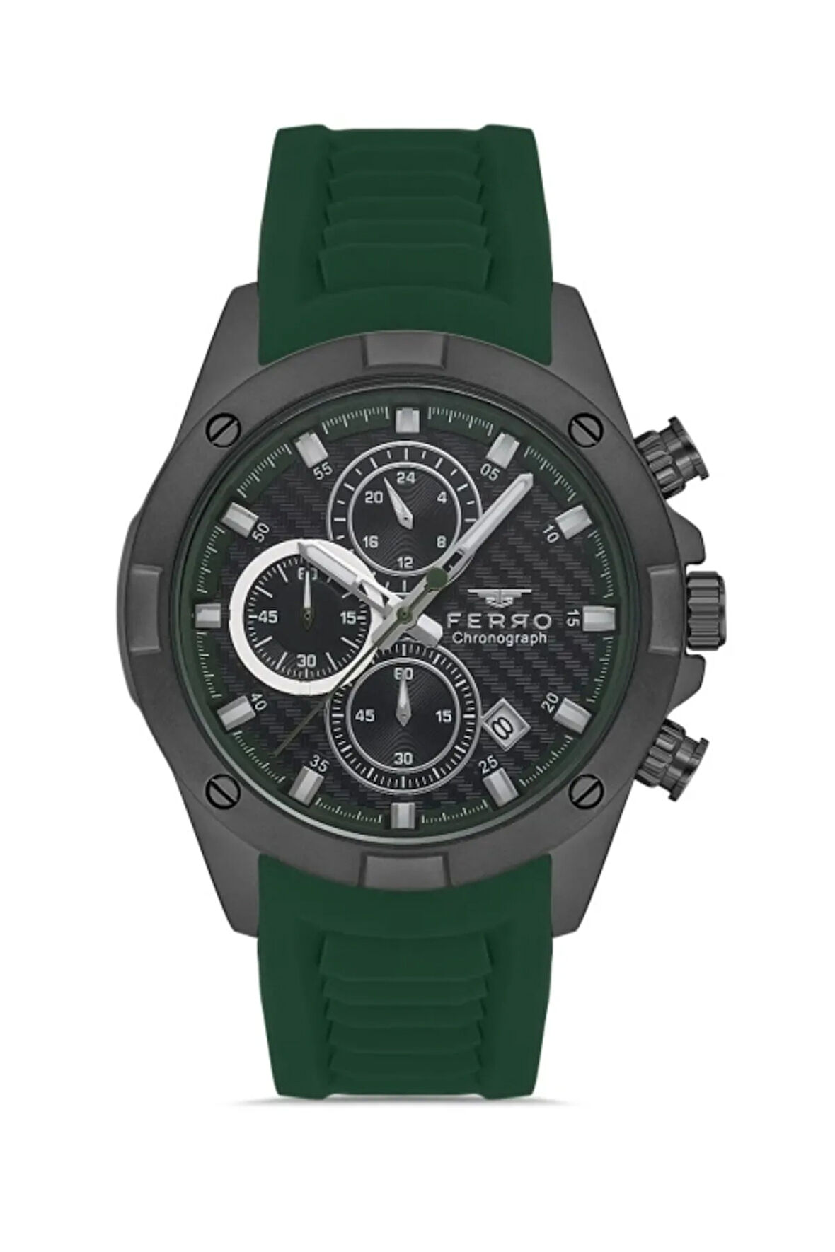 Yeşil Silikon Kordon Erkek Kol Saati FM31361D-ZJ10