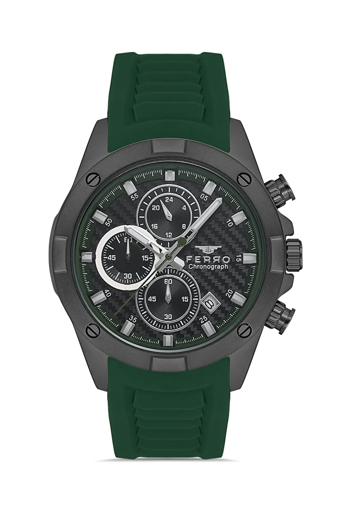 Yeşil Silikon Kordon Erkek Kol Saati FM31361D-ZJ10