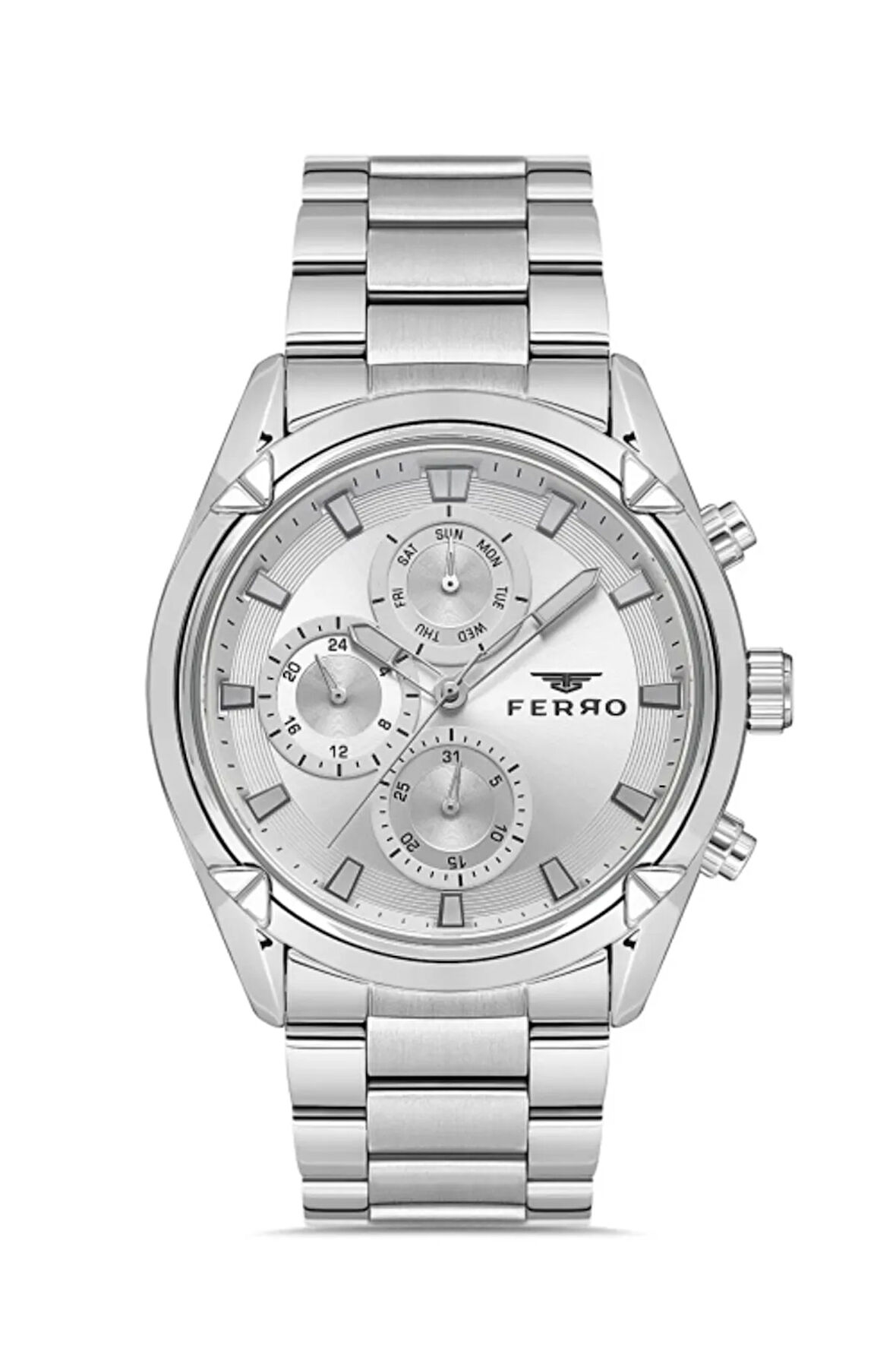 Gümüş Çelik Kordon Erkek Kol Saati FM31388A-A