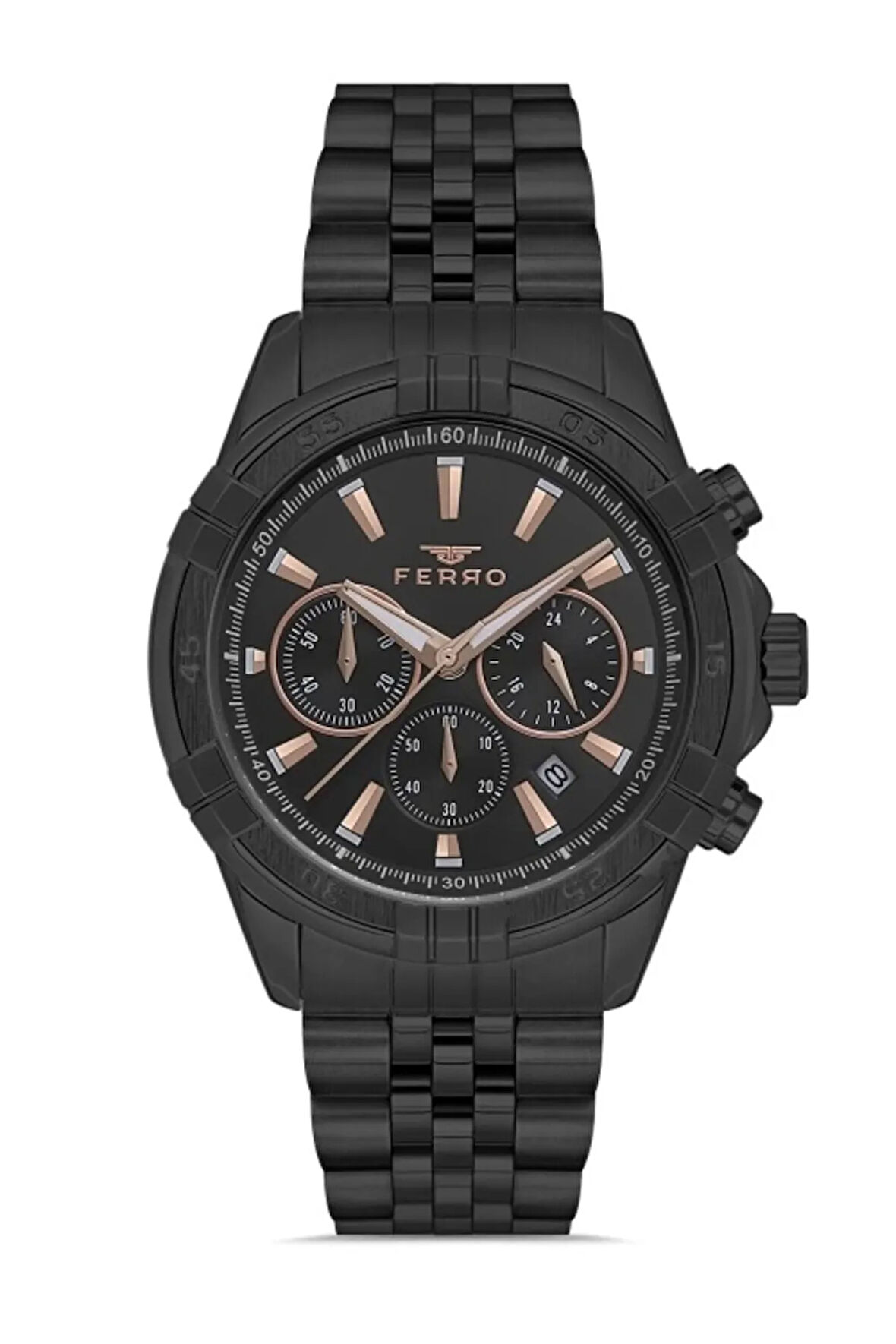 Siyah Çelik Kordon Erkek Kol Saati FM31389A-G