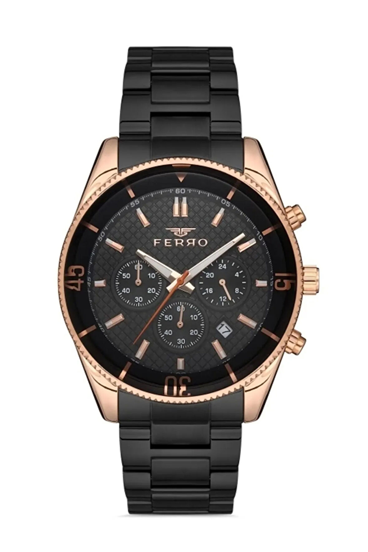 Siyah Çelik Kordon Erkek Kol Saati Fm31920a-r Fm31920a-r