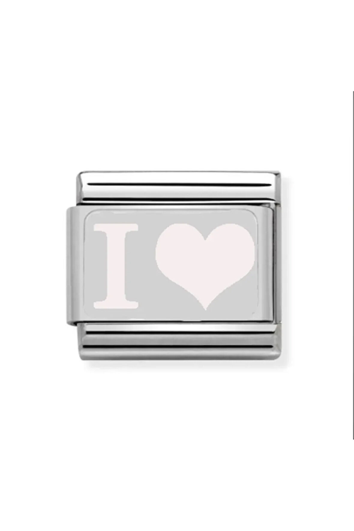 İTALYAN BİLEKLİK KALP CHARM  ÇELİK 1 CM 9 MM [LÜTFEN GÖRSELDEKİ AÇIKLAMAYI OKUYUNUZ] fmaccesories