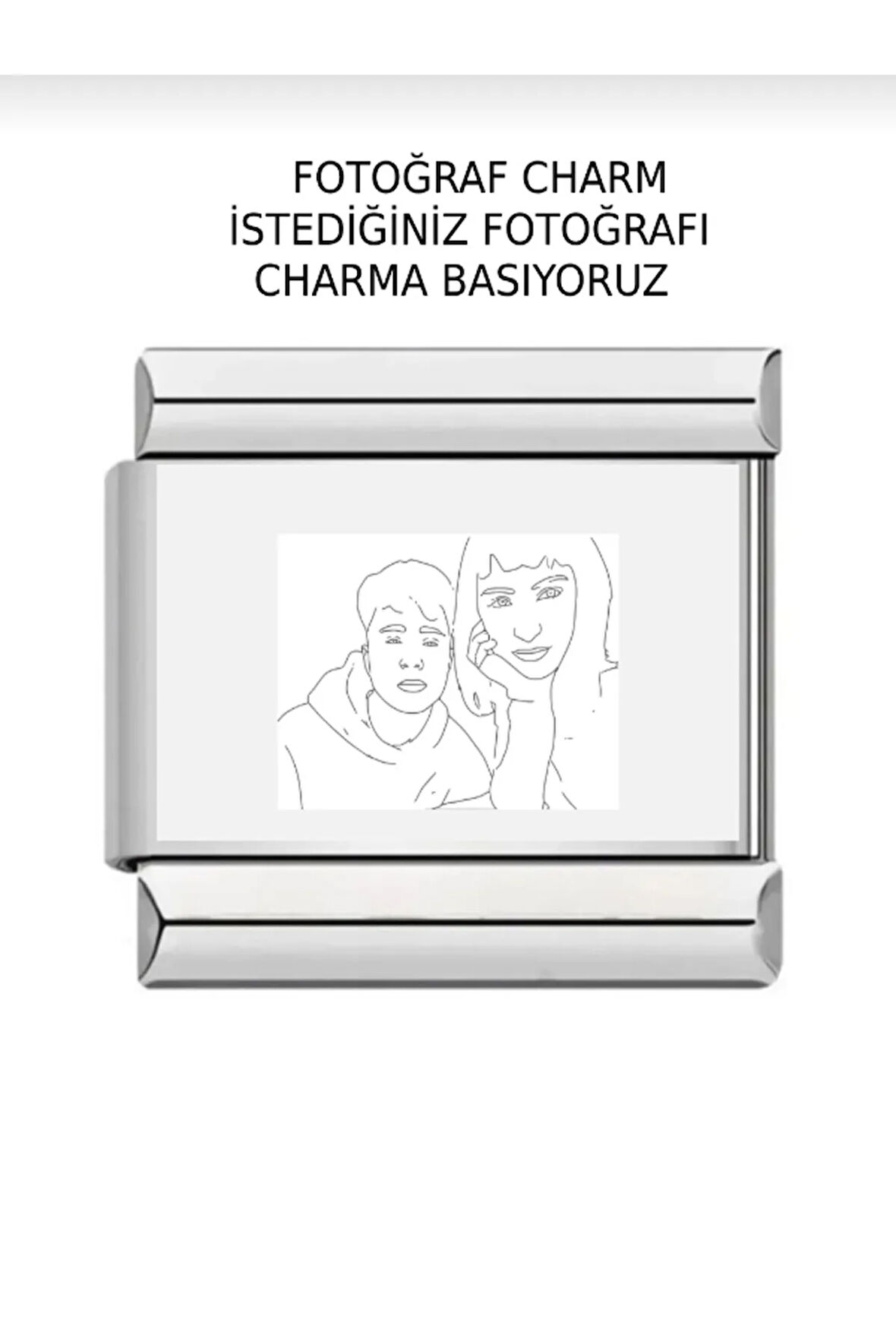 NOMİ İTALYAN BİLEKLİK CHARM FOTOĞTAF BASKISI RESİM BASKISI İSİM HARF TARİH HERŞEY YAPILIR 9 MM CHARM