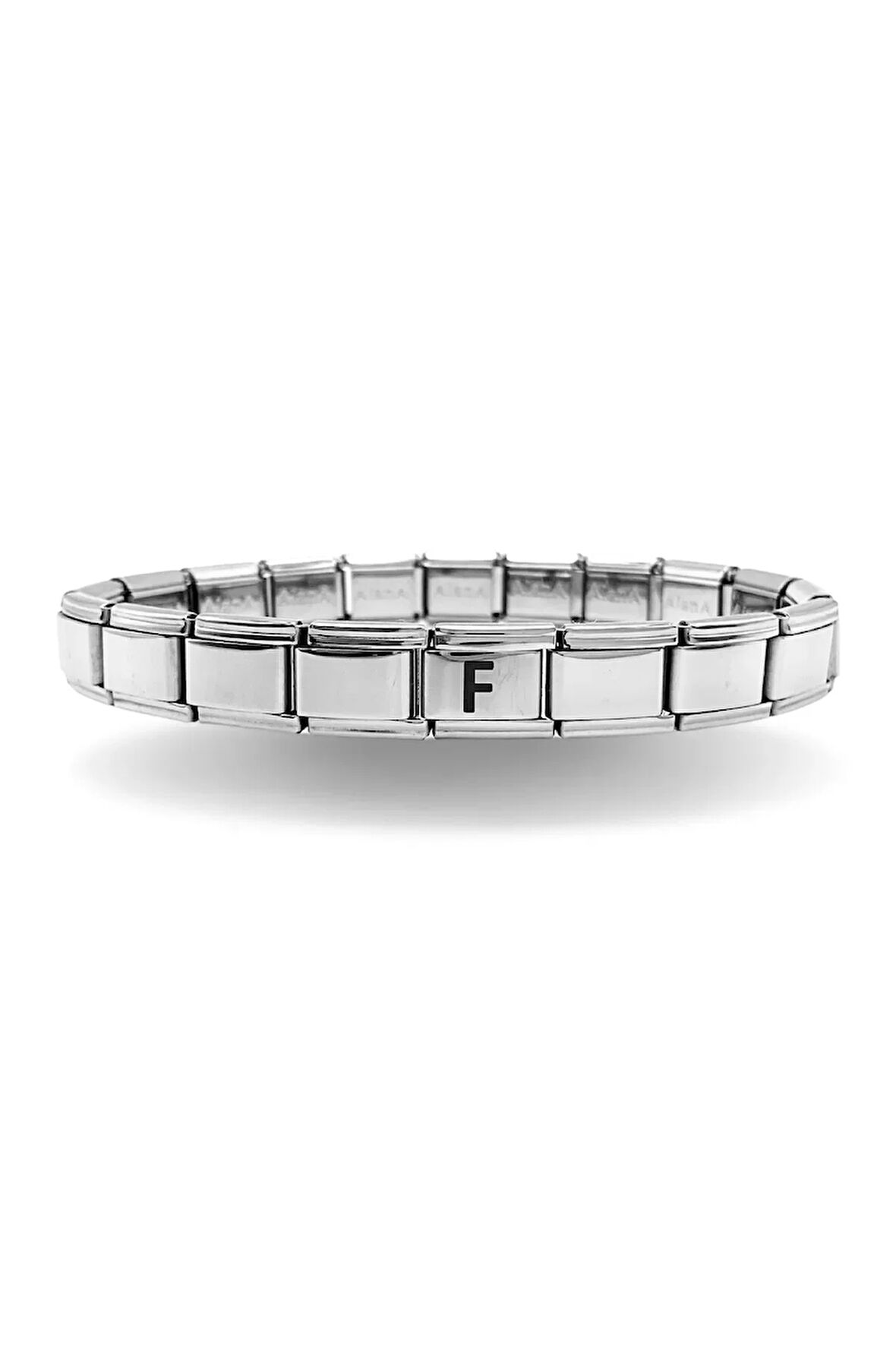 Youday Çelik E Harfi Nomination Bileklik Charmı (BİLEKLİK DEĞİLDİR)