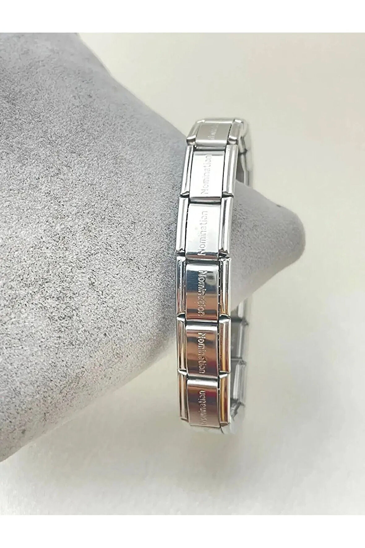 Italyan Charm Unisex Paslanmaz Çelik Bileklik Nomi FMACCESORİES