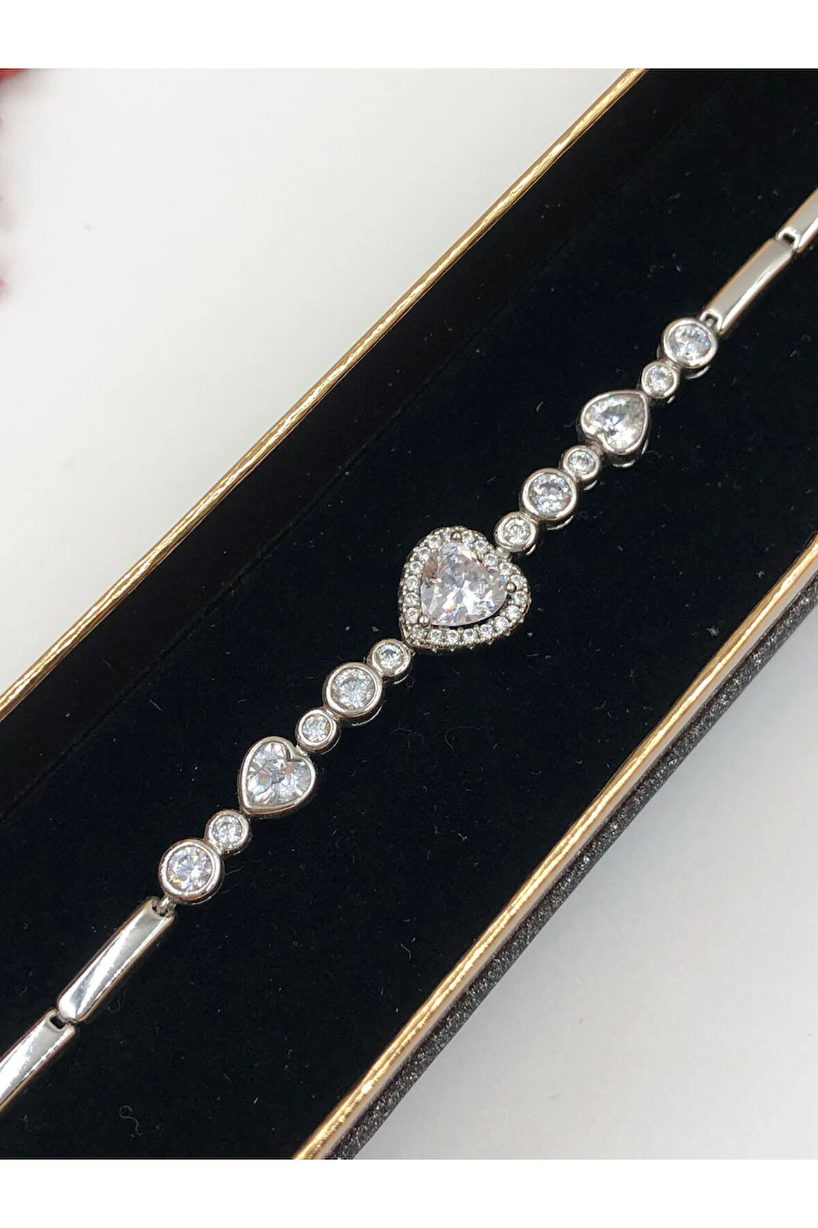 Şıklığın Tamamlayıcısı! Xuping Kadın Bileklik Gümüş Silver Renk 19 Cm kutulu Renk Atmaz