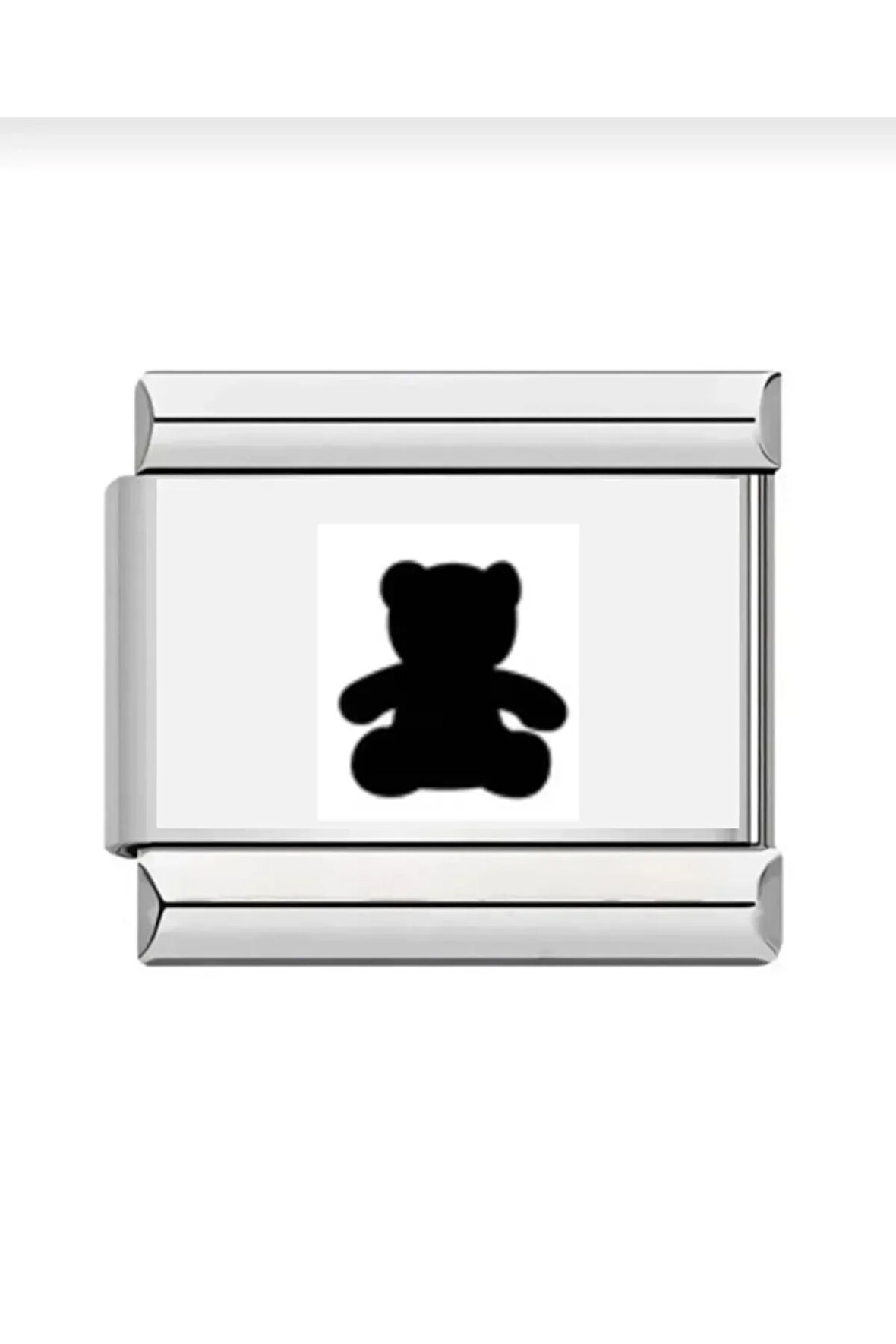 italyan bileklik charmı çelik 9 mm 1 cm lazer baskı charm fmaccesories