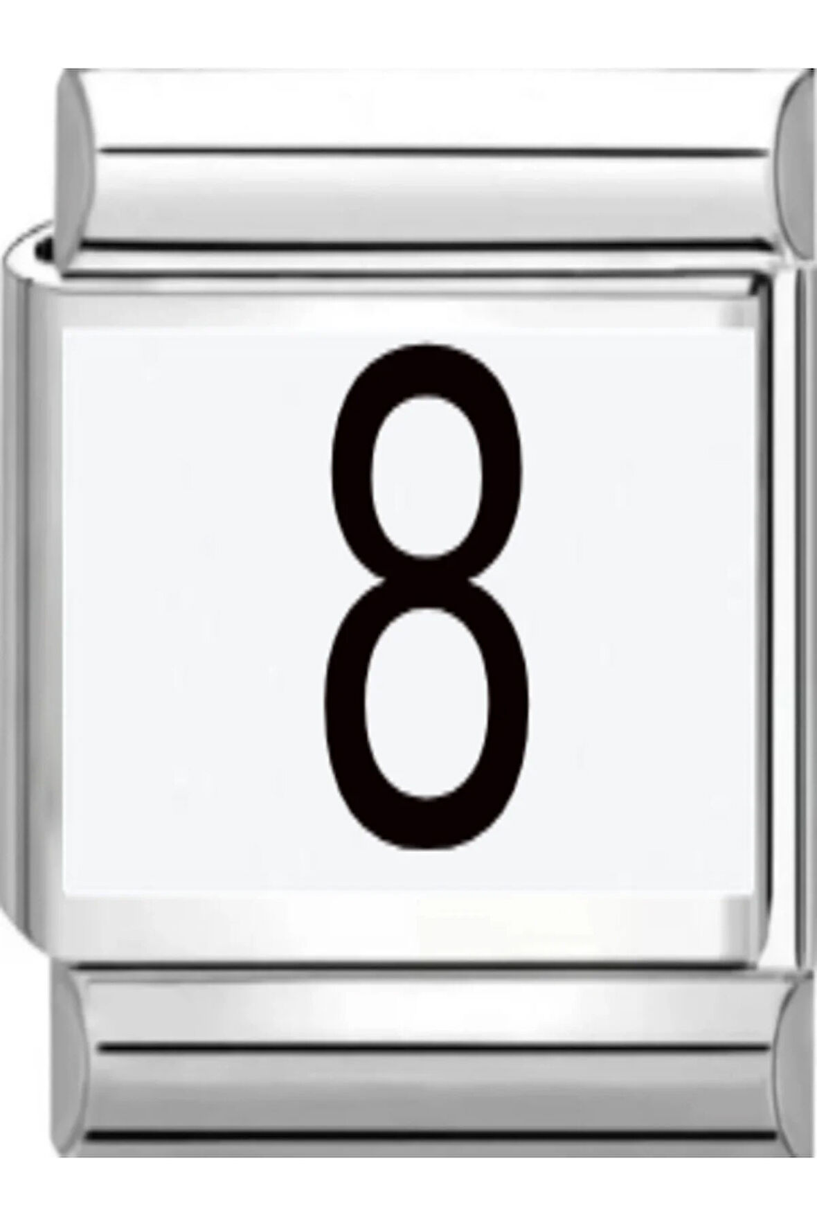 İtalyan Bi̇lekli̇k Sayi Charm Nomi̇ Charm Sayi 1 Yil Renk Garanti̇li̇ Çeli̇k Fmaccesori̇es