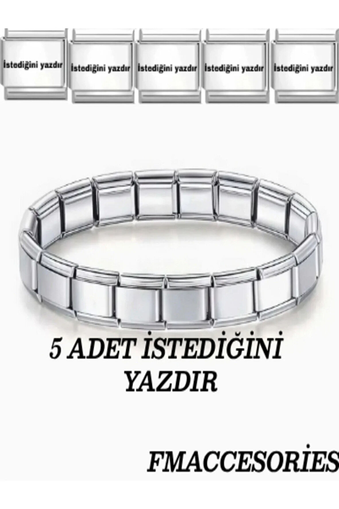 İTALYAN CHARM BİLEKLİK  5 ADET CHARMA SATICIYA SORU SOR KISMINDAN İSTEDİĞİNİ YAZDIR