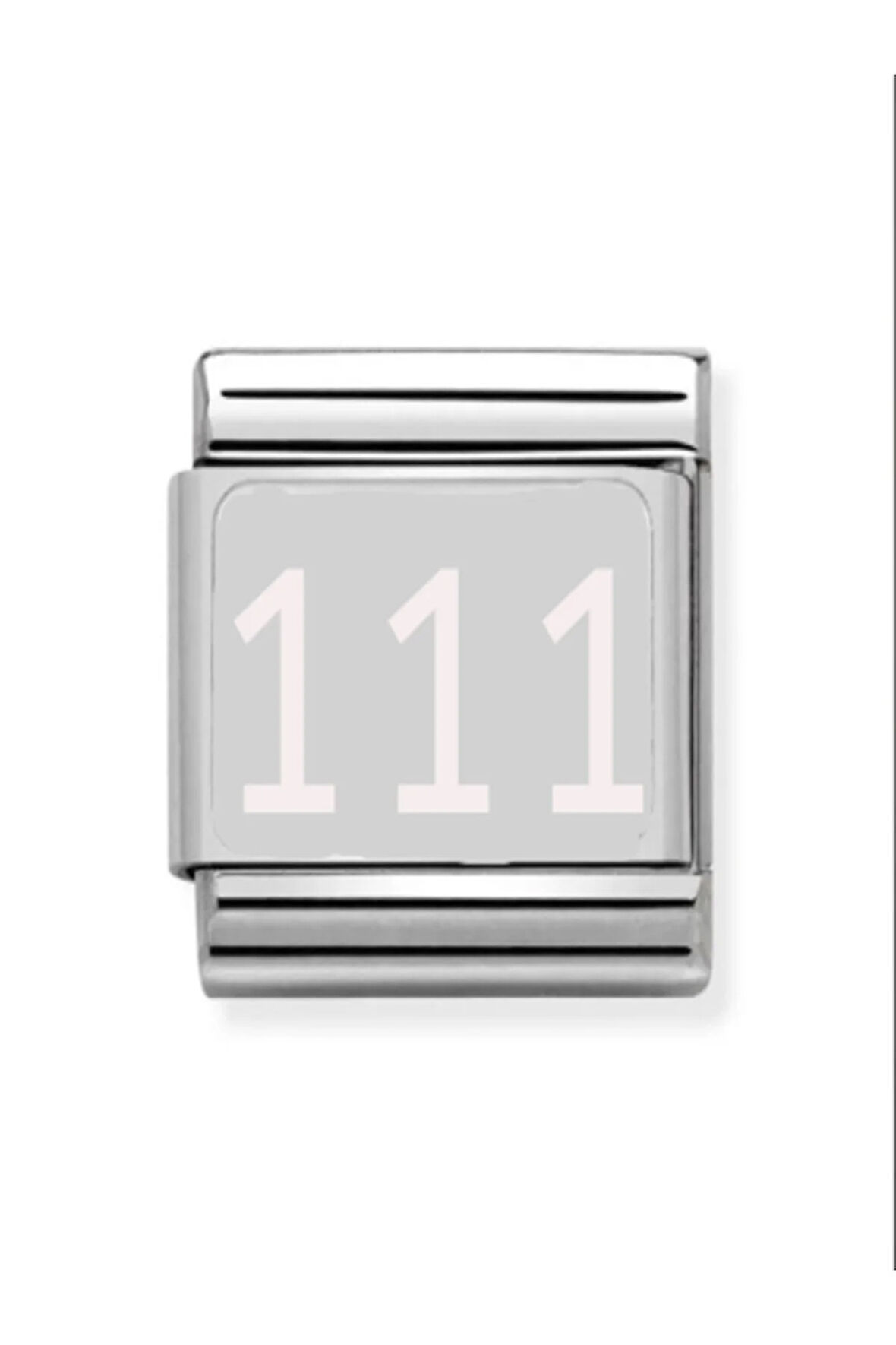 İtalyan Charm Bileklik Nomi Uğurlu Şans Sayılar Sekans Sayılar Çeli 9 Mm Minimal Renk Garantili