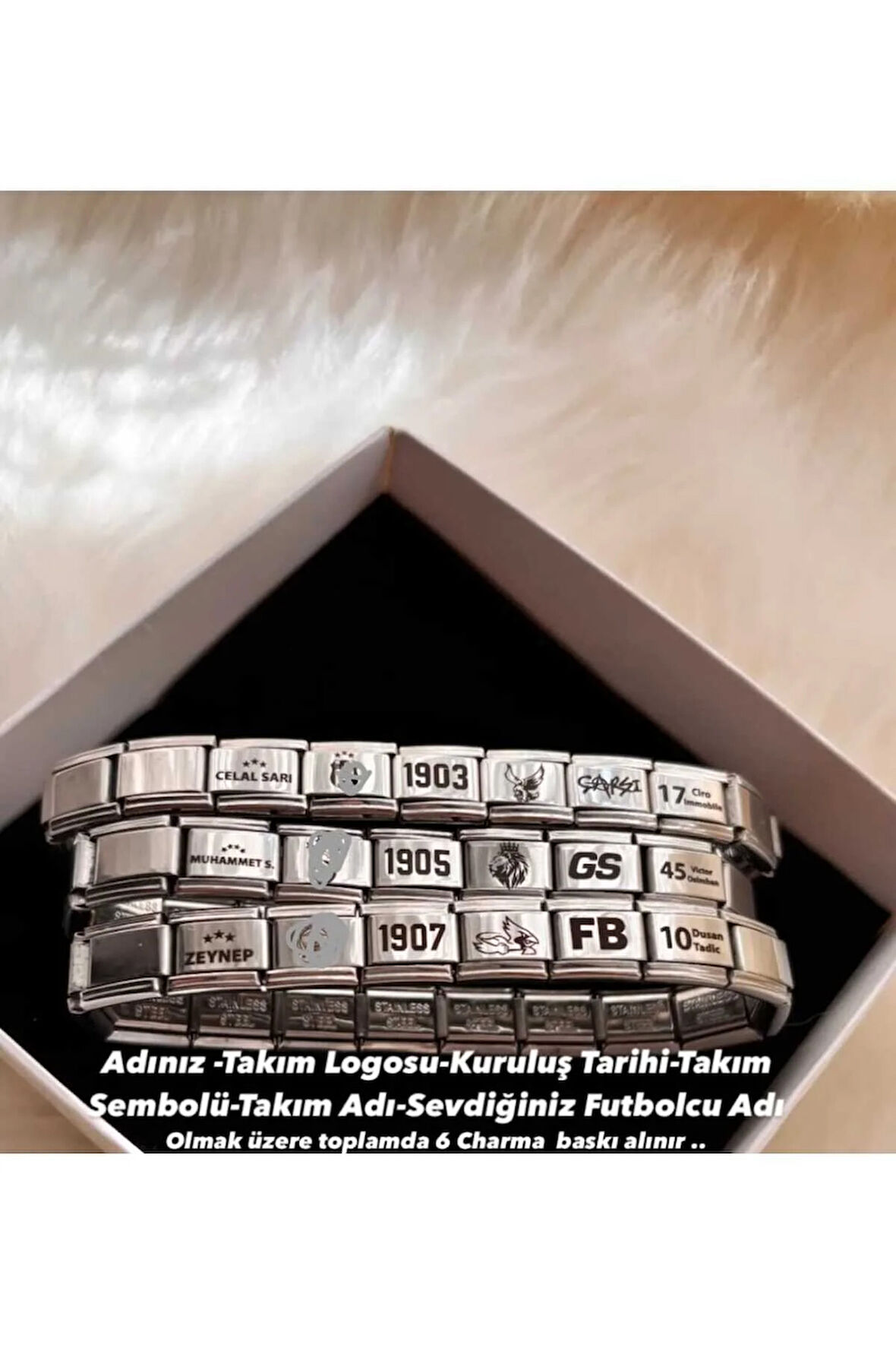 Taraftar Ķişiye Özel Charm Bileklik