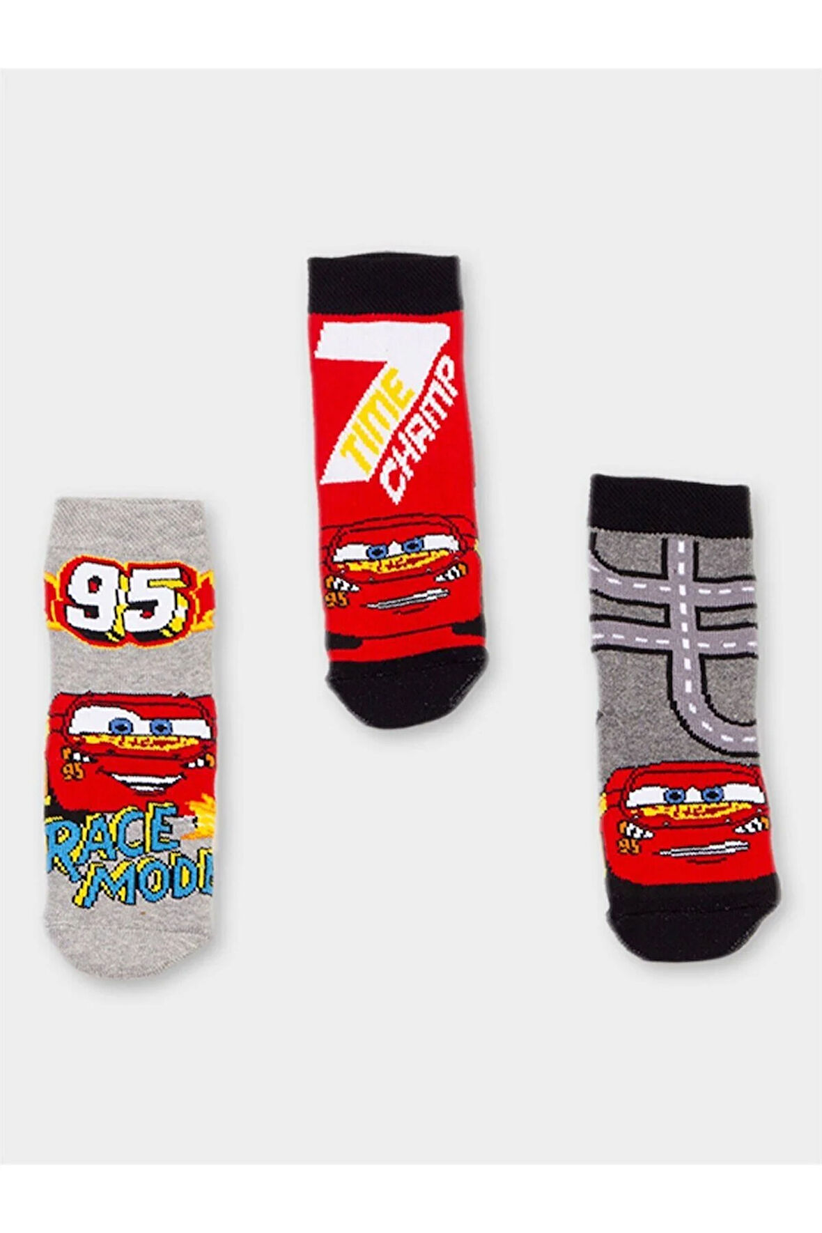 Disney Lisanslı Erkek Çocuk 3 Çift Havlu Soket Çorap 20489