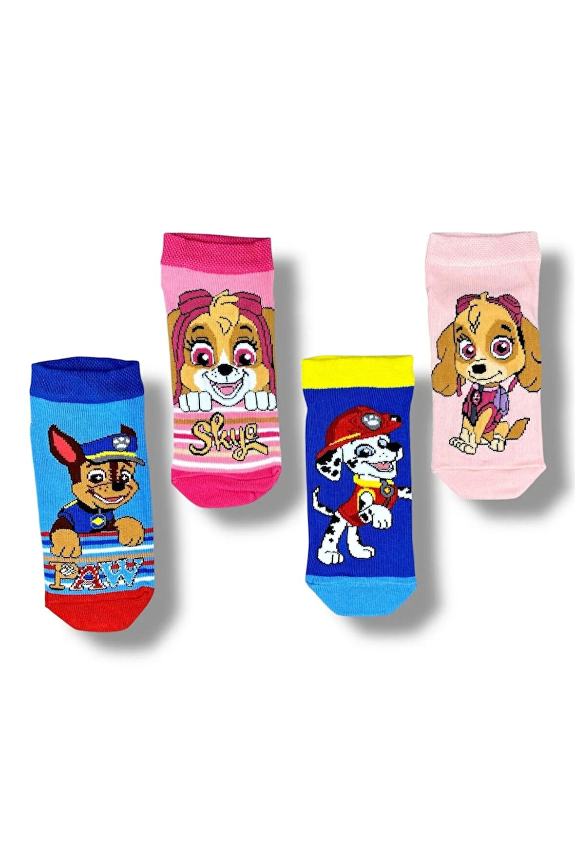 Lisanslı Erkek Çocuk 4 Çift Patik Çorap 22854