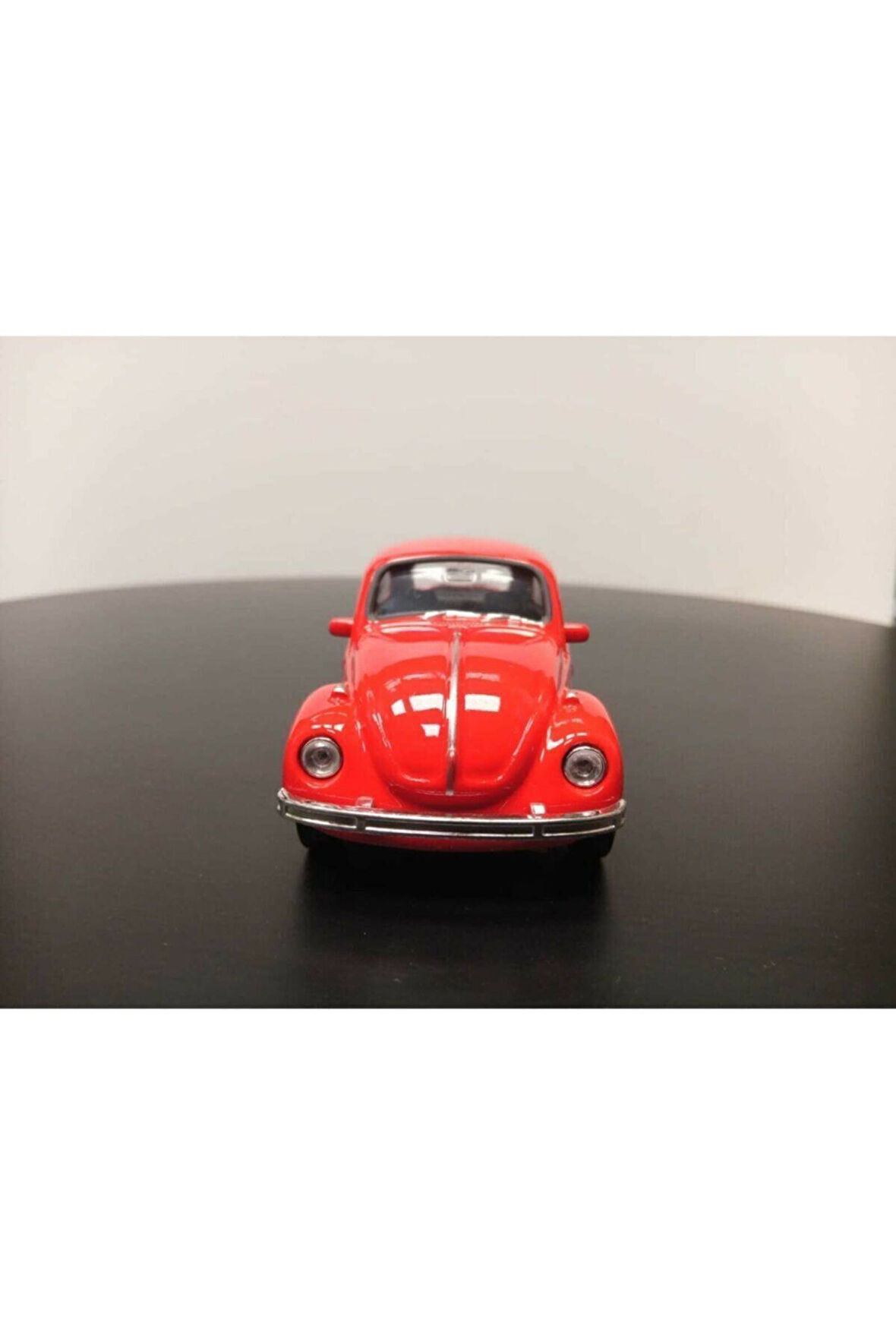 1:36 Volkswagen Beetle Vosvos Çek Bırak Model Araba (kırmızı)