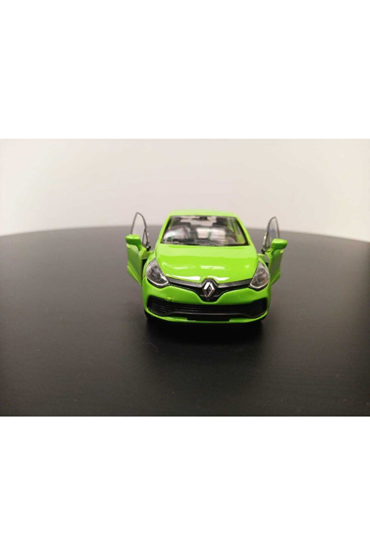 1:36 Ölçek Renault Clio Diecast Çek Bırak Model Araba (fıstık Yeşili)