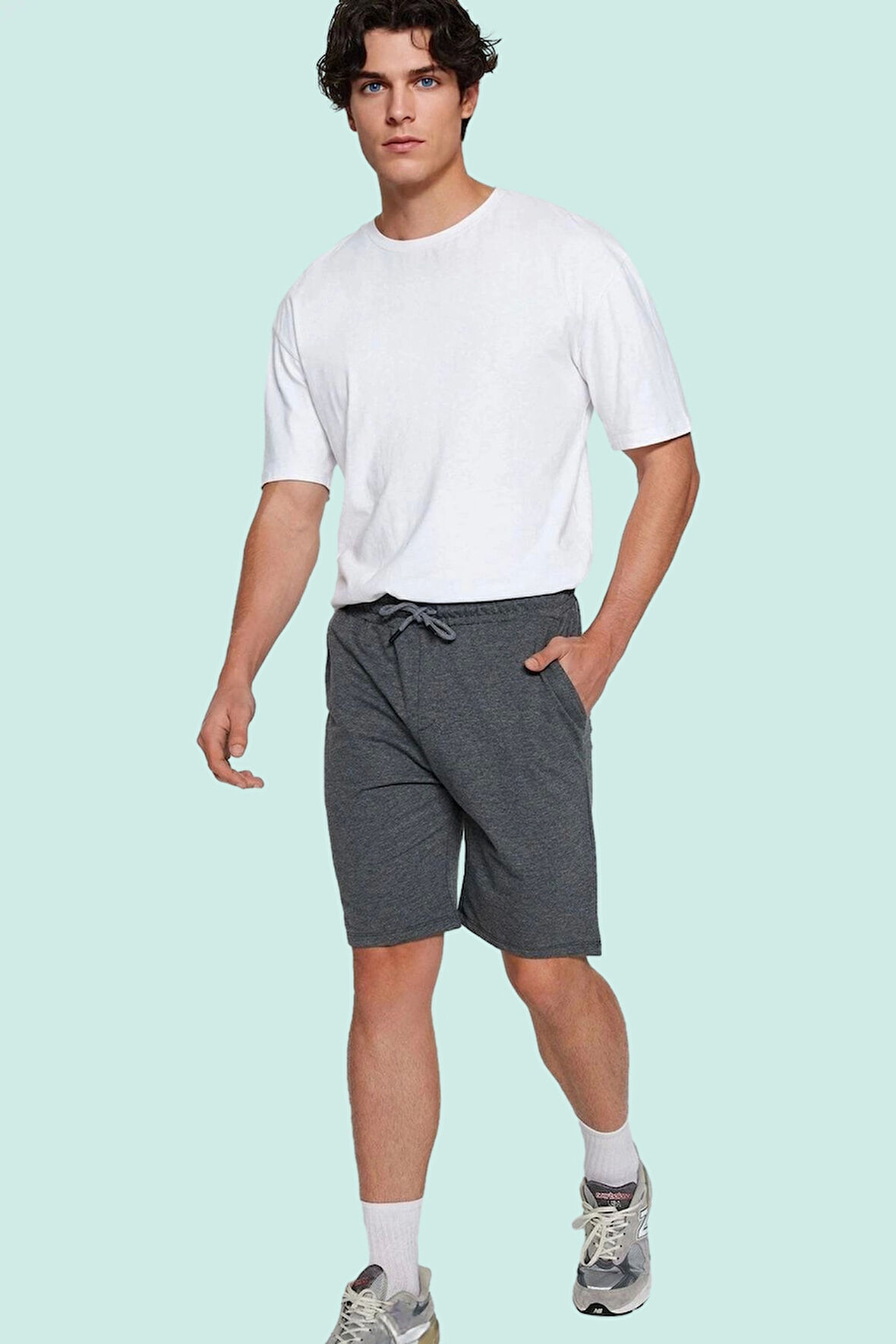 Erkek Sportif Şort Nefes Alan Kumaş Çift Cepli Rahat Kalıp Yaz Aylarının Vazgeçilmezi Hafta Sonu