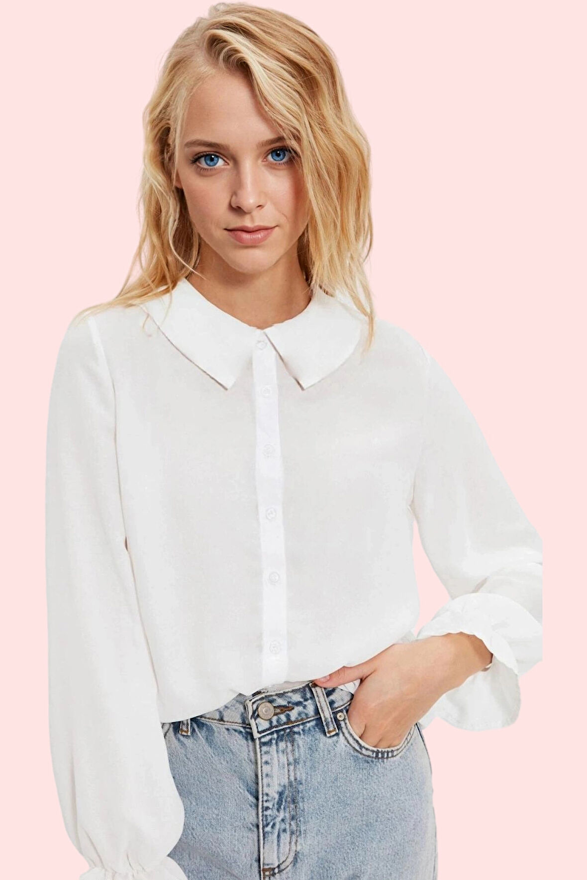 Kadın Dantel Detaylı Oversize Gömlek; Rahat Kesim Uzun Kollu İş ve Günlük Kaliteli Malzeme